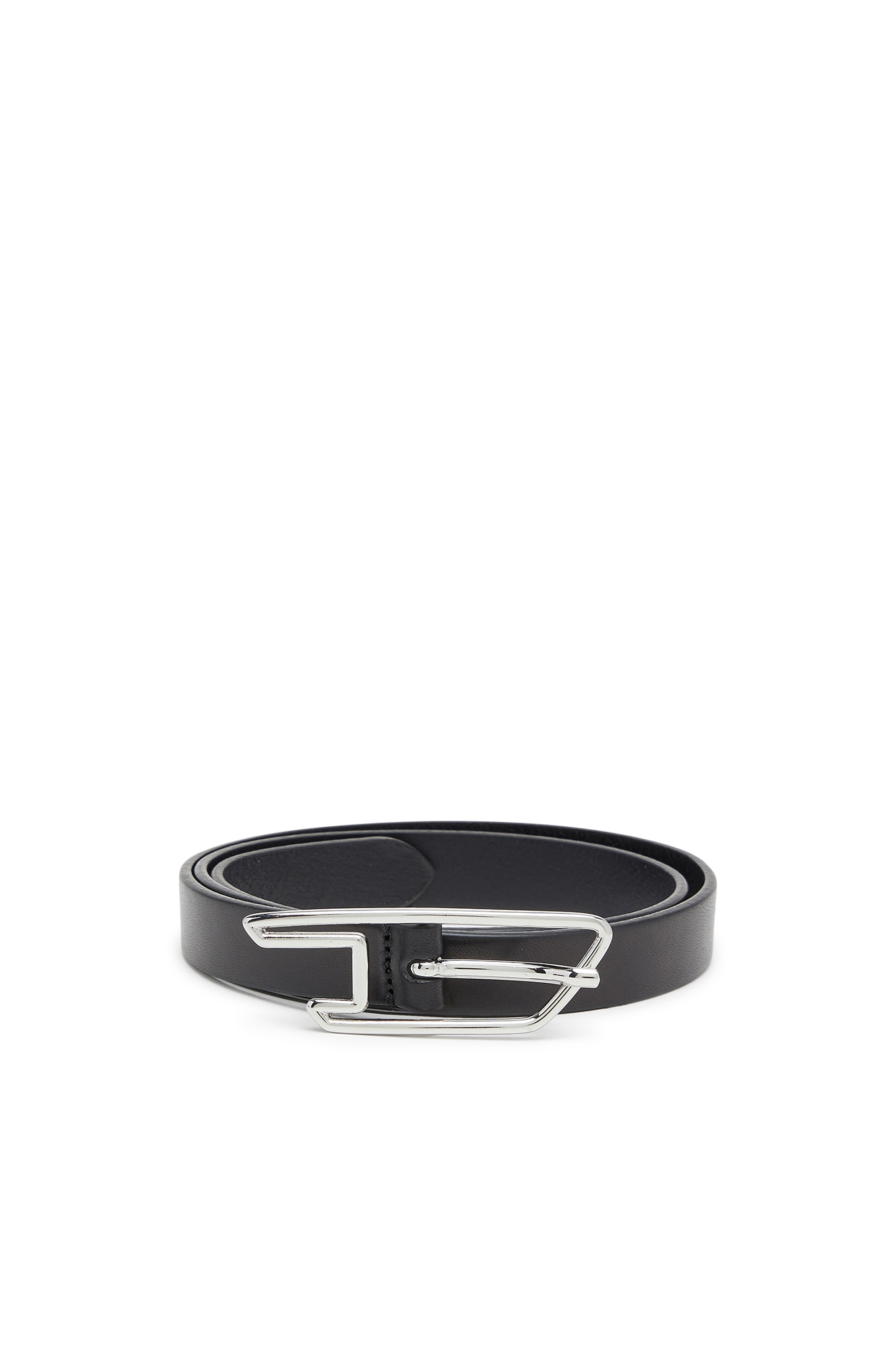 Diesel - B-D LINE W 20, 2 cm ceinture en cuir pull-up Femme in Noir - 1