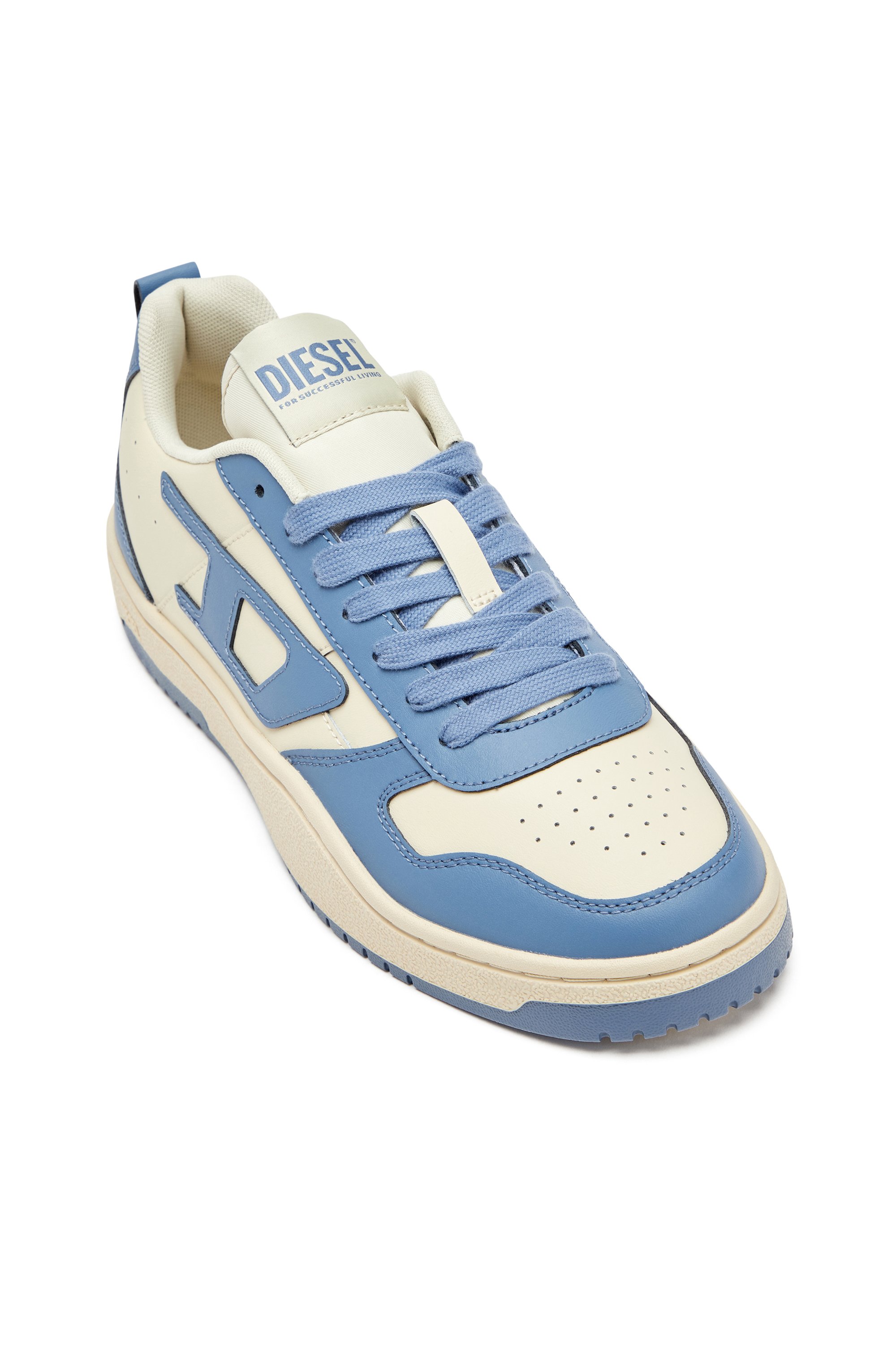 Diesel - S-UKIYO V2 LOW, S-Ukiyo Low-Sneakers basses en cuir et nylon Homme in Polychrome - 6