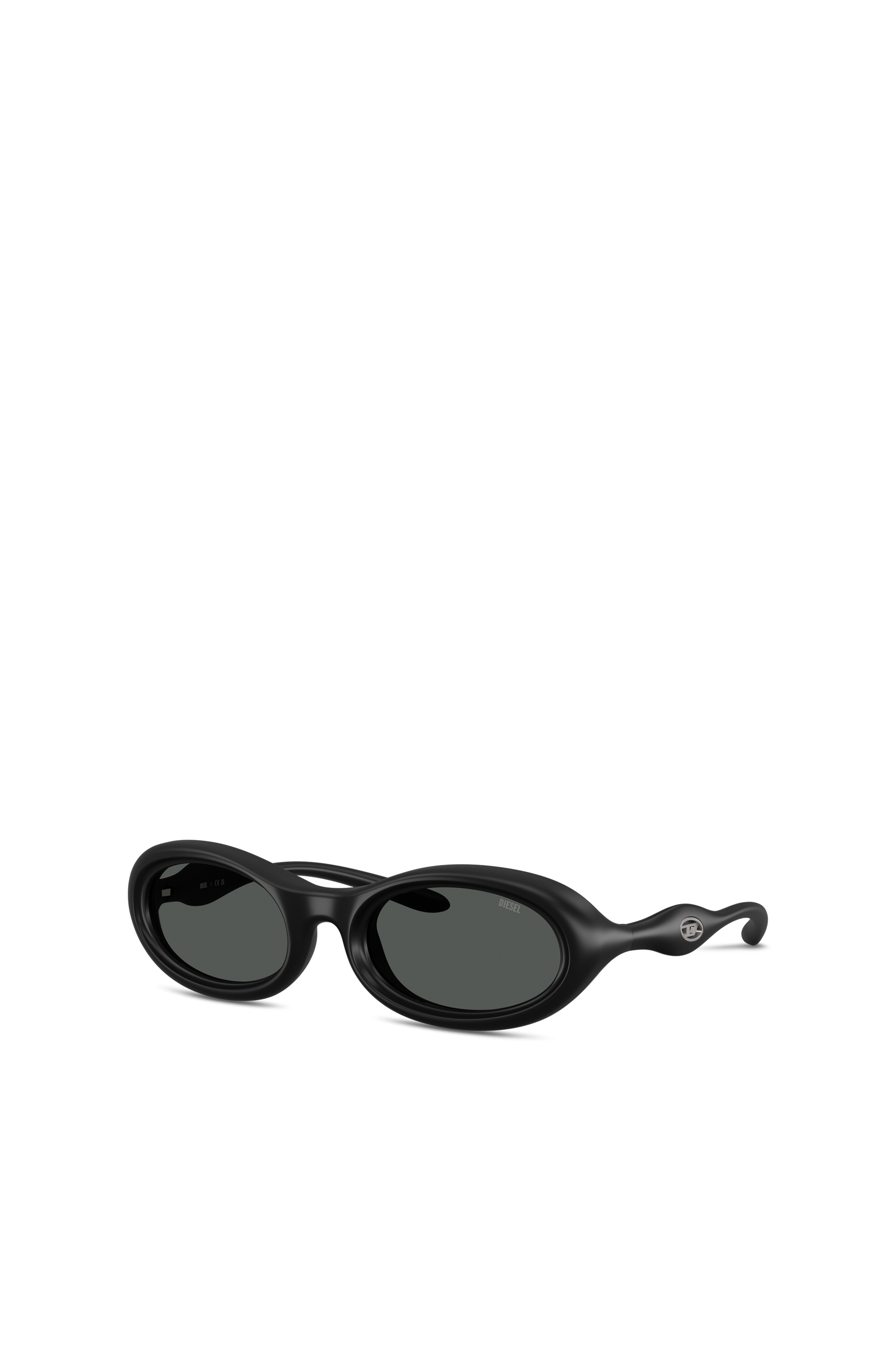 Diesel - 0DL3011U, Lunettes de soleil ovales Mixte in Noir - 4