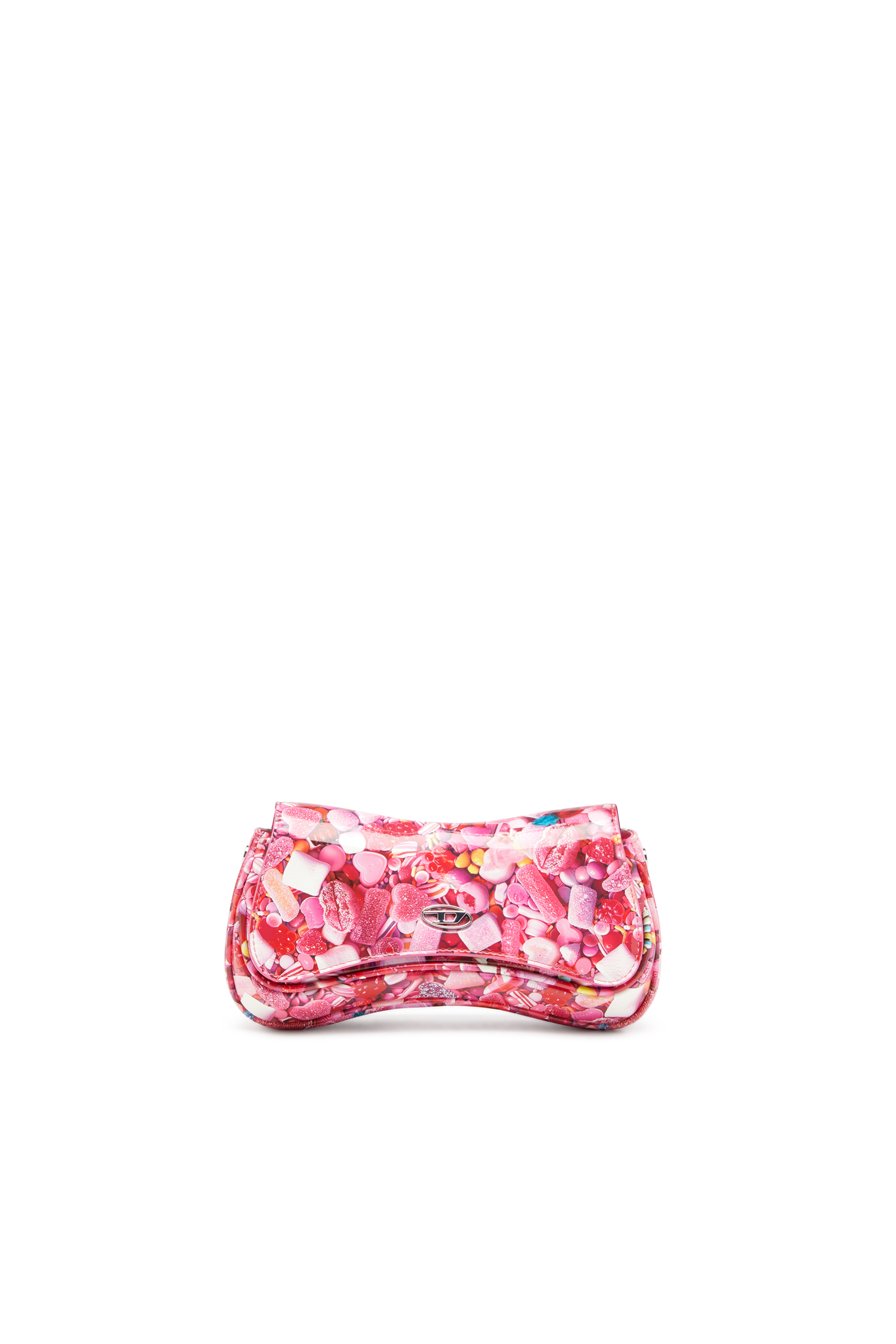 Diesel - PLAY CLUTCH, Play-Pochette brillante avec imprimé Femme in Rose - 1