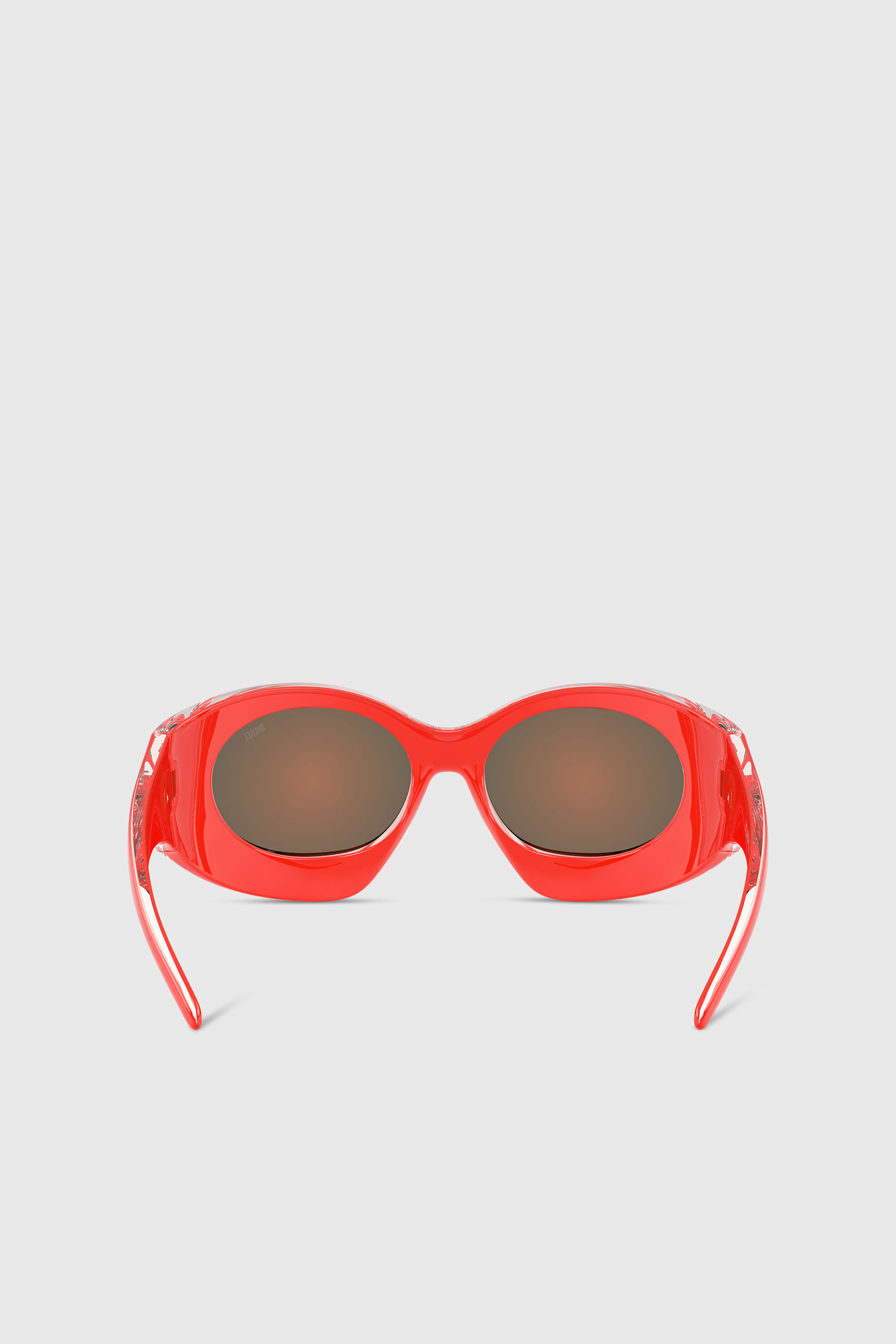 Diesel - Tropik_ta Sunnies, Lunettes de soleil &agrave; monture enveloppante Mixte in Orange - 3