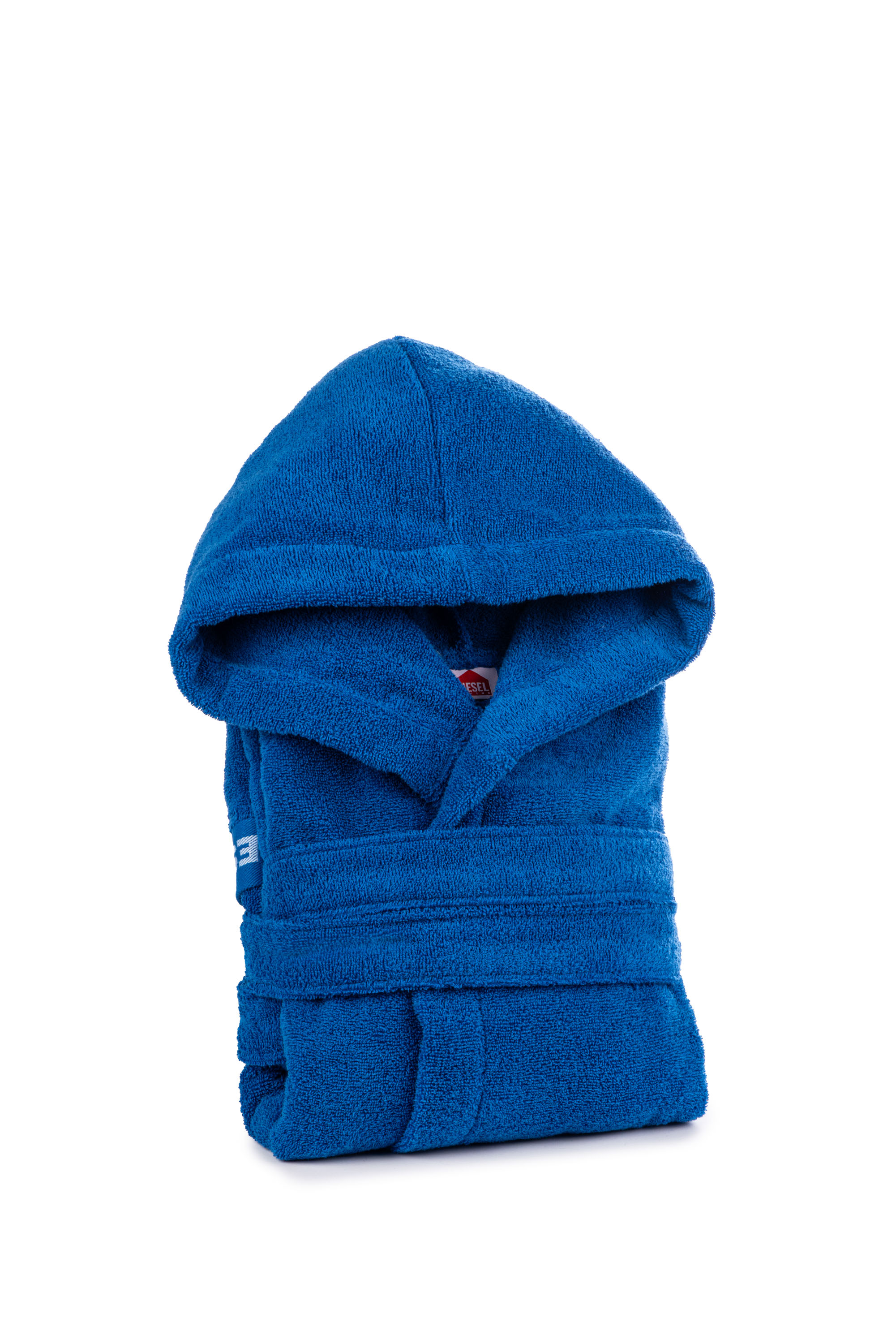 Diesel - 1015112 LOGO-COTTON BATHROBE SIZE M/L BL, Peignoir en Éponge de Coton, taille M/L Mixte in Bleu - 1