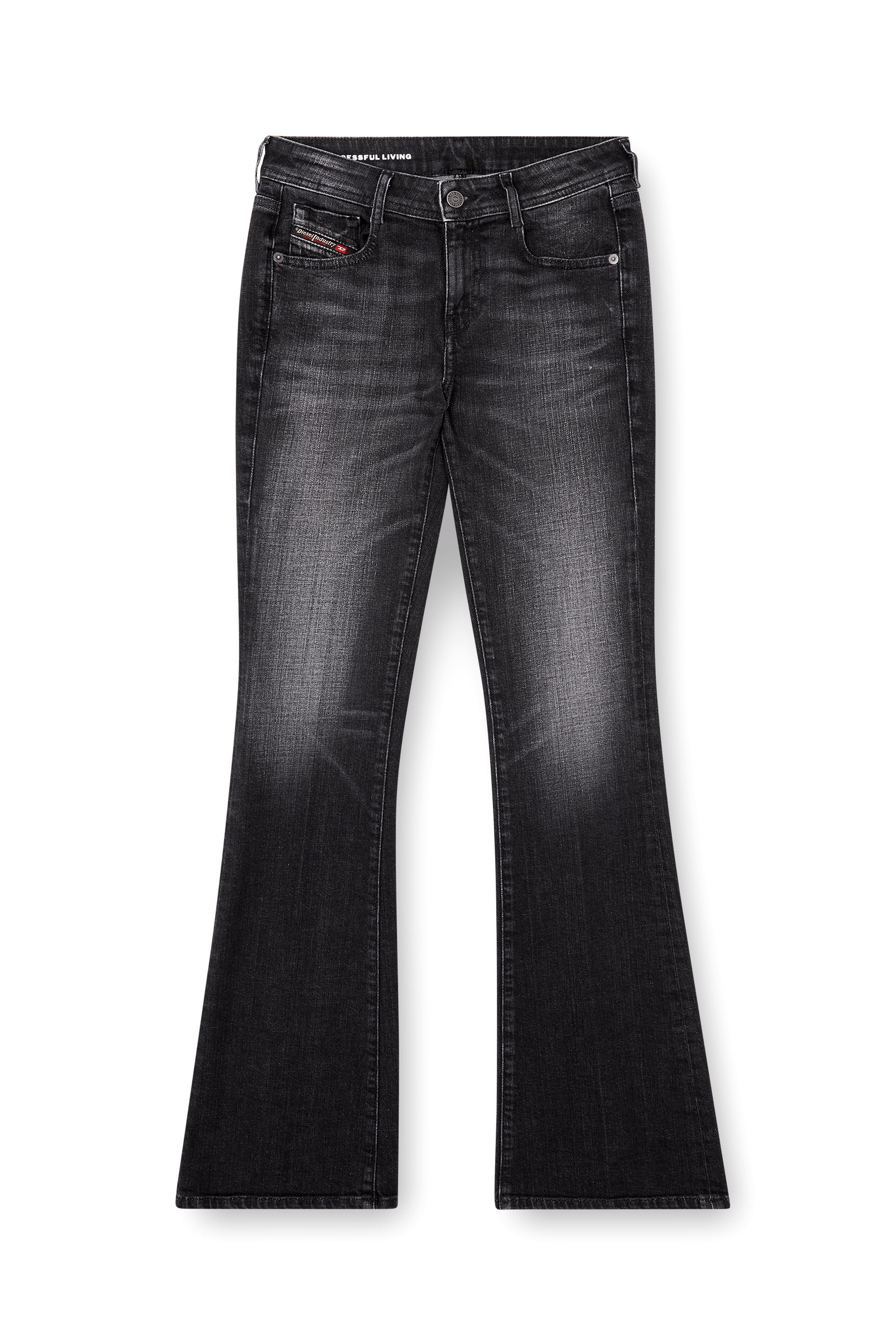 Diesel - Bootcut Jeans 1969 D-Ebbey 09K99 Femme, Noir/Gris foncé - Image 3