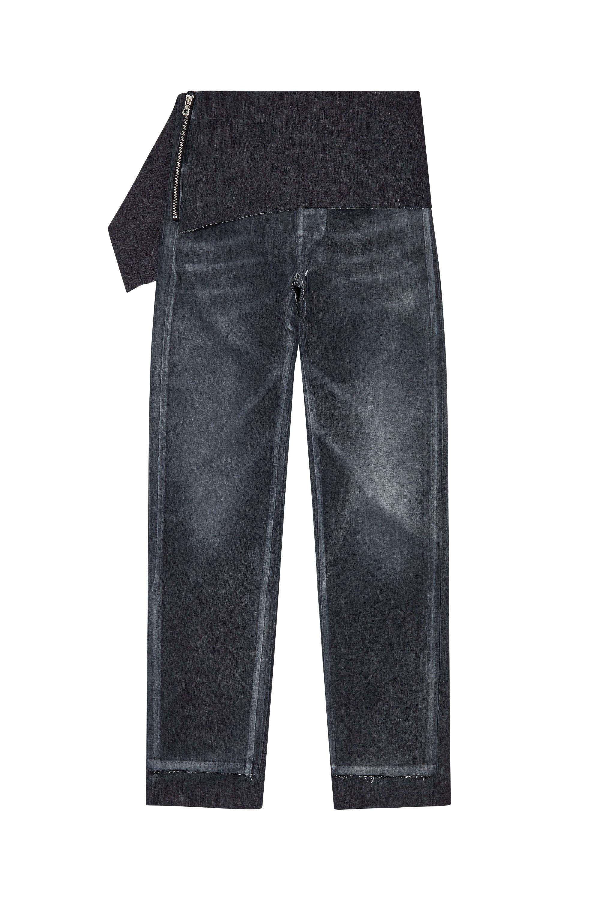 Diesel - 2010 D-Macs 007Q5 Straight Jeans, Black/Dark grey - Image 5