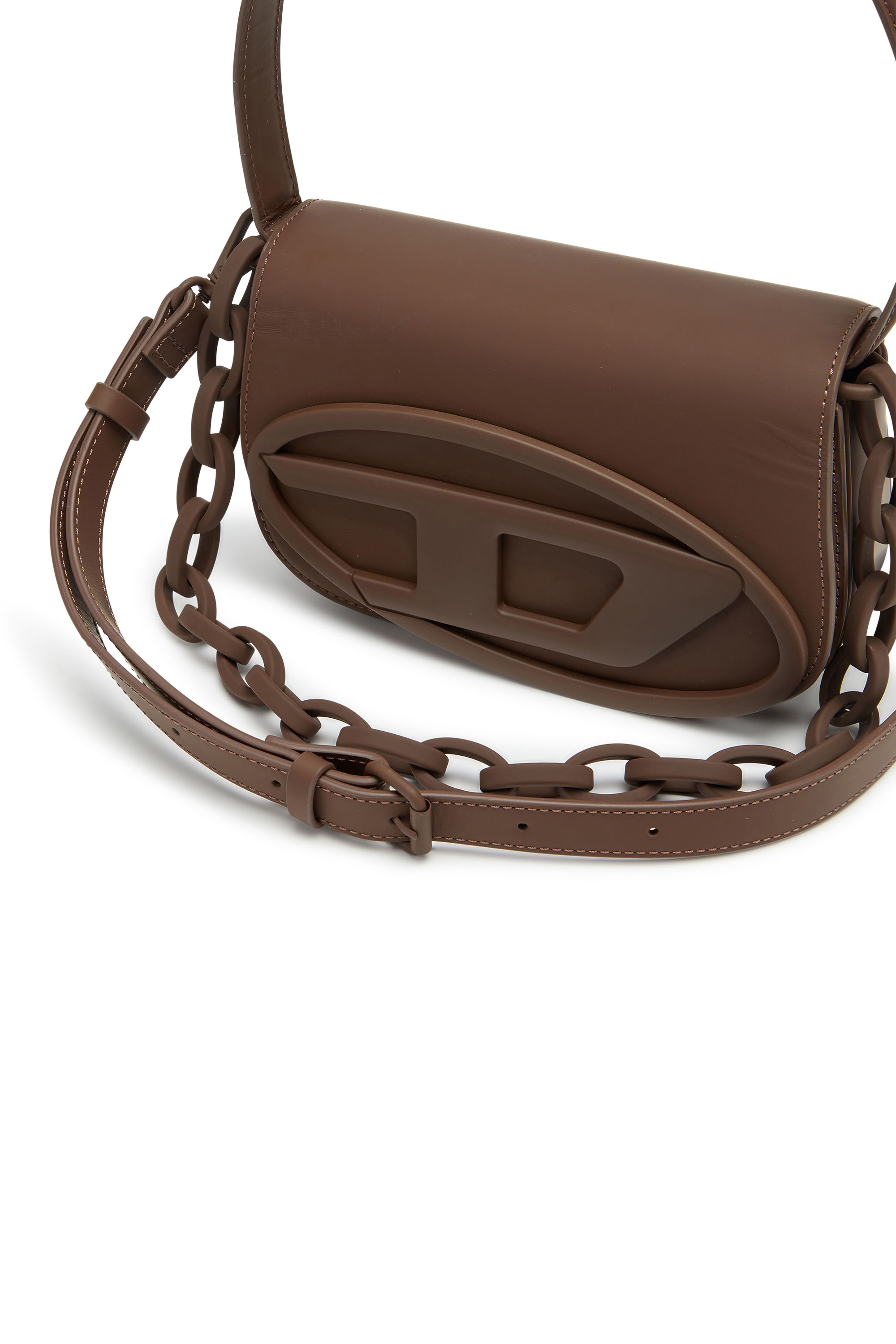 Diesel - 1DR, 1DR-Sac à bandoulière iconique en cuir mat Femme in Marron - 5