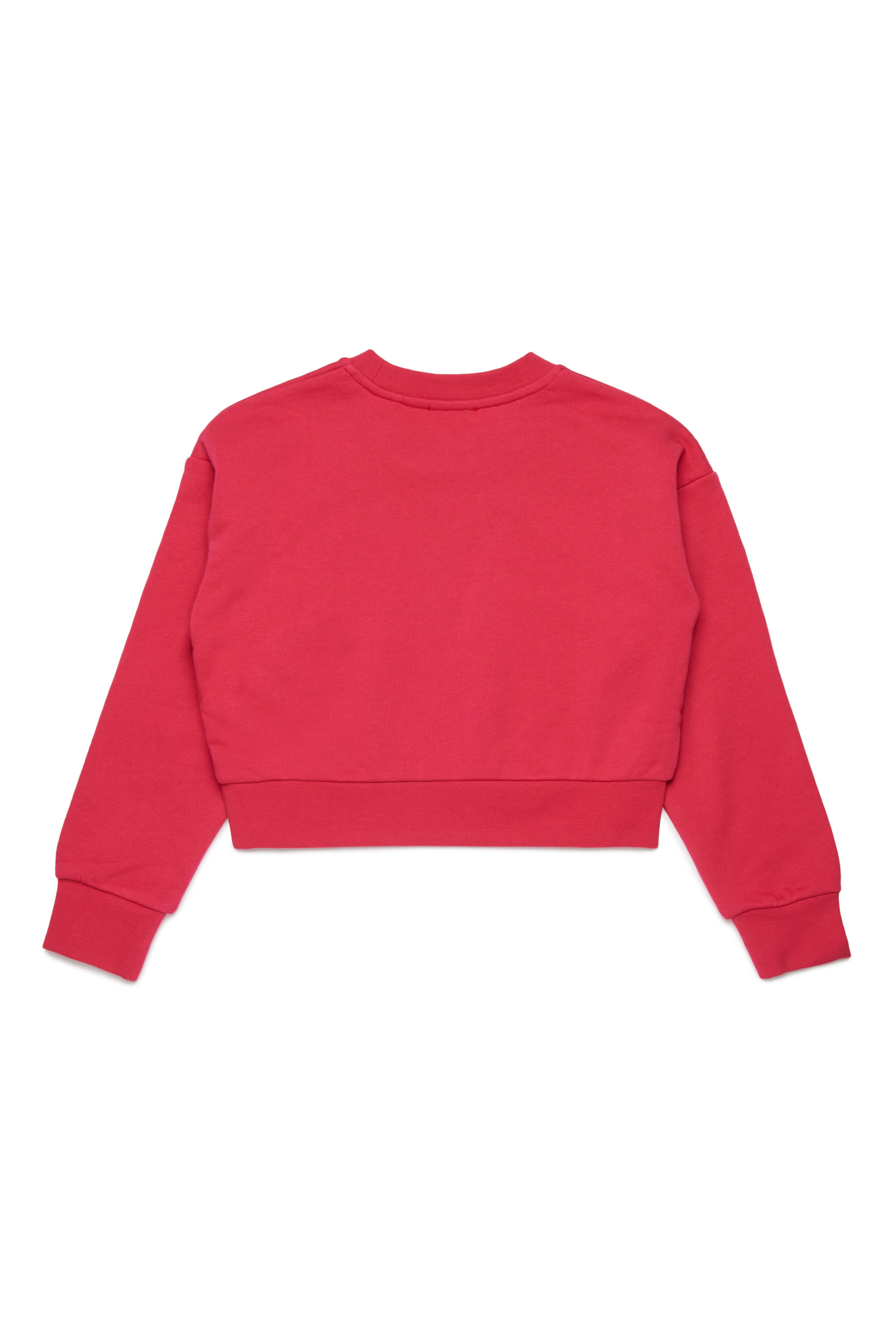 Diesel - STRASLIUM, Sweat-shirt avec cut-out Oval D Femme in Rose - 2