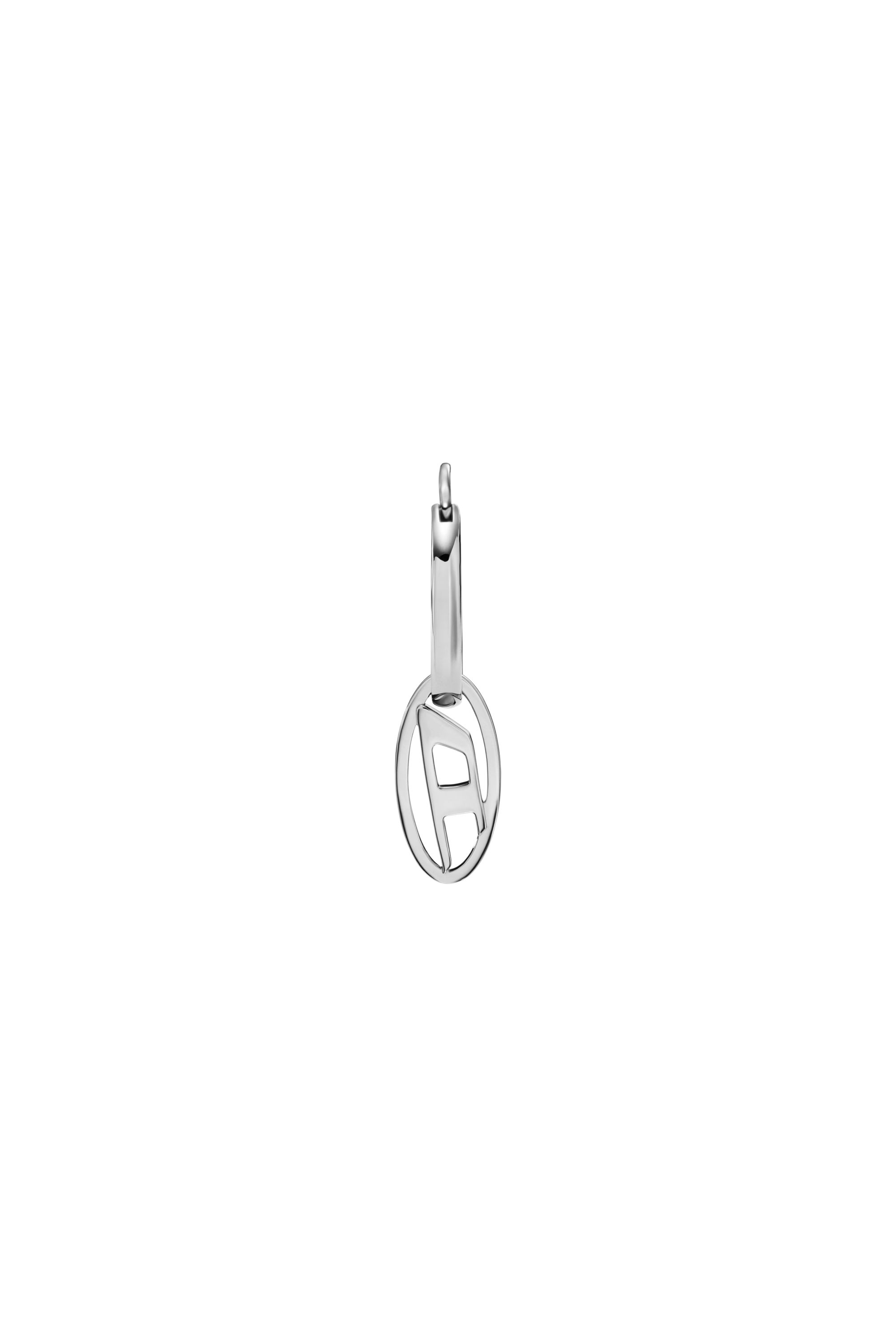 Diesel - DX1601040, Boucle d'oreilles créoles en acier inoxydable Mixte in Gris argenté - 2