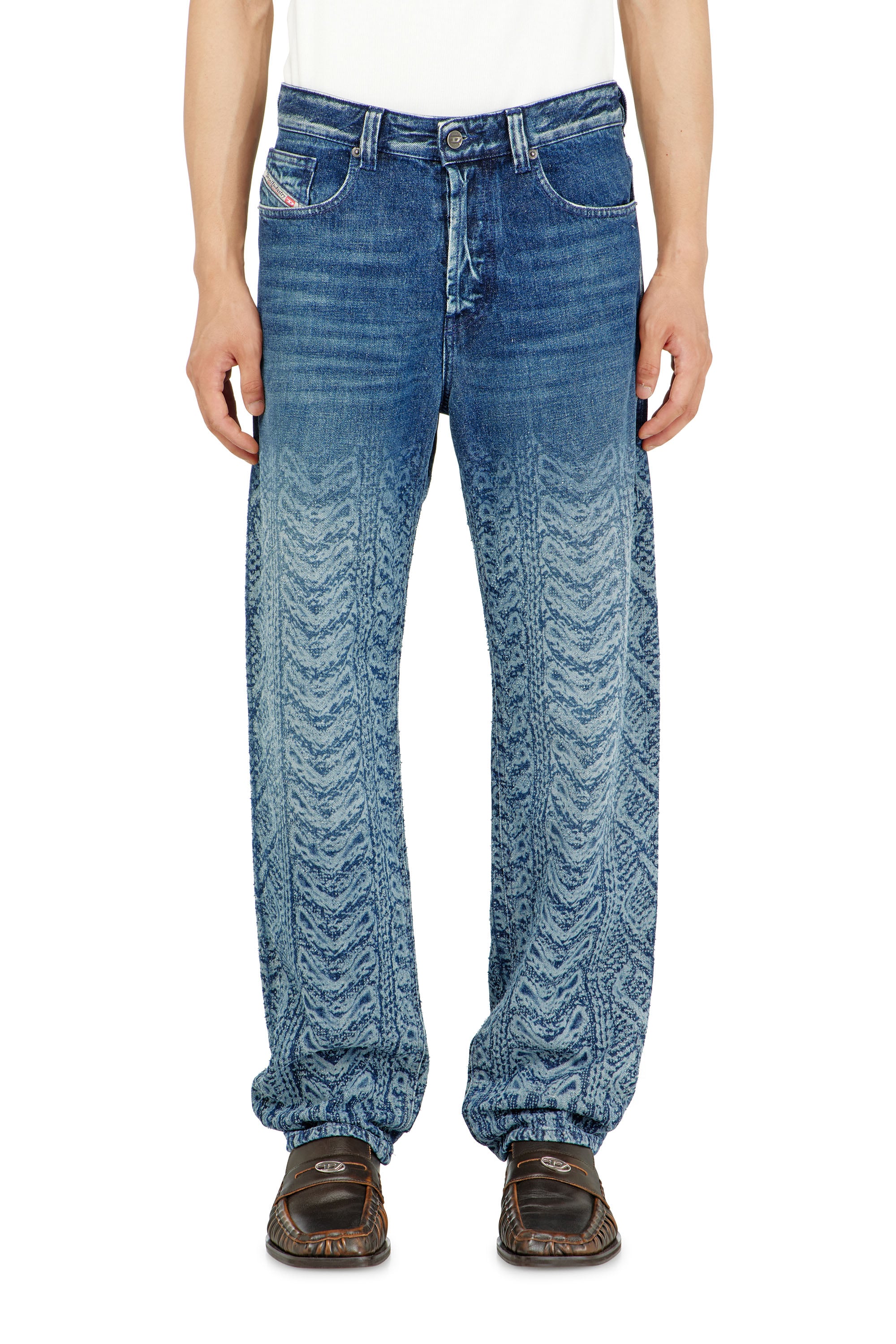 Diesel - Regular Jeans 2024 D-Macs 007EV Homme, Bleu Fonc&eacute; - Image 2