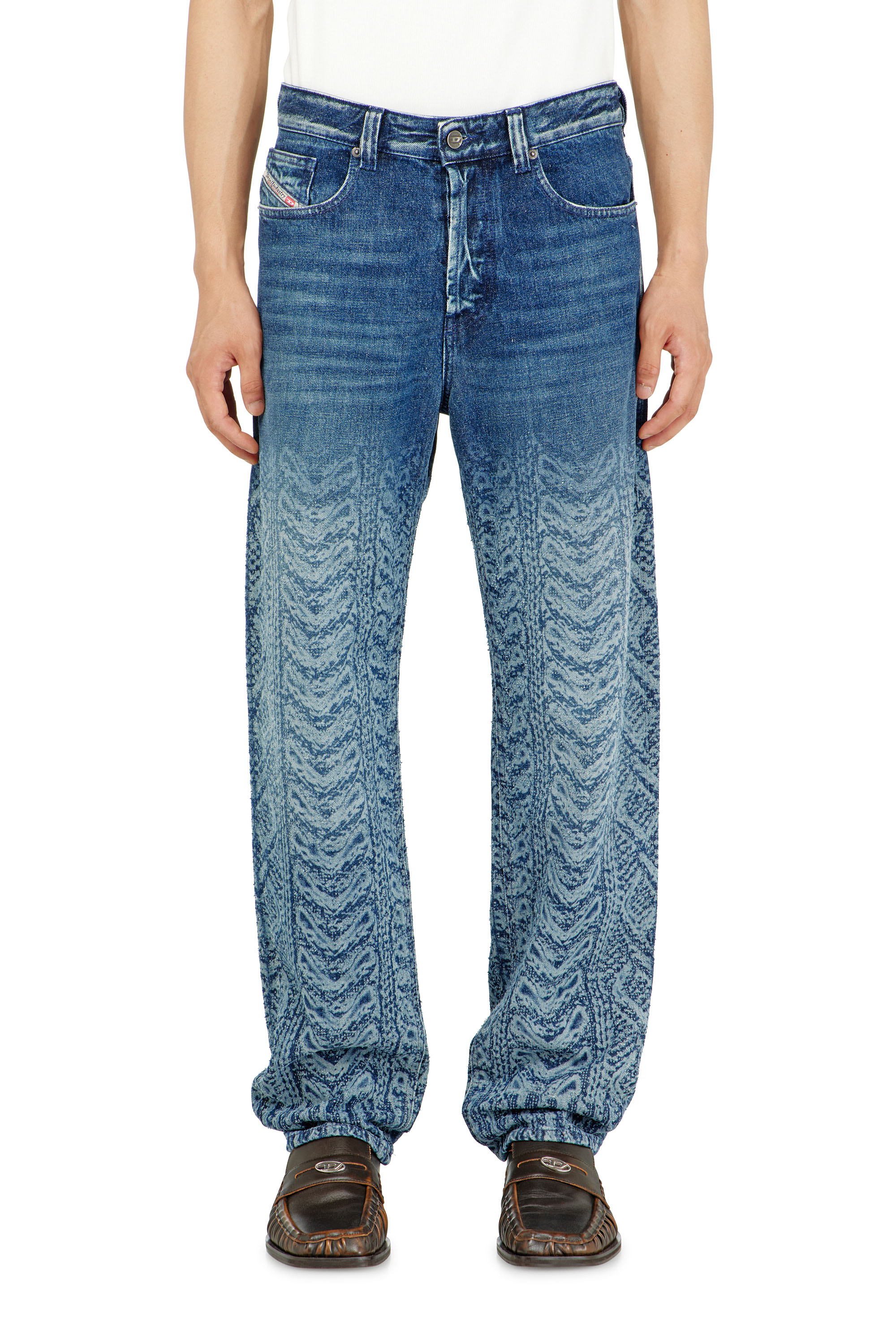 Diesel - Regular Jeans 2024 D-Macs 007EV Homme, Bleu Fonc&eacute; - Image 4