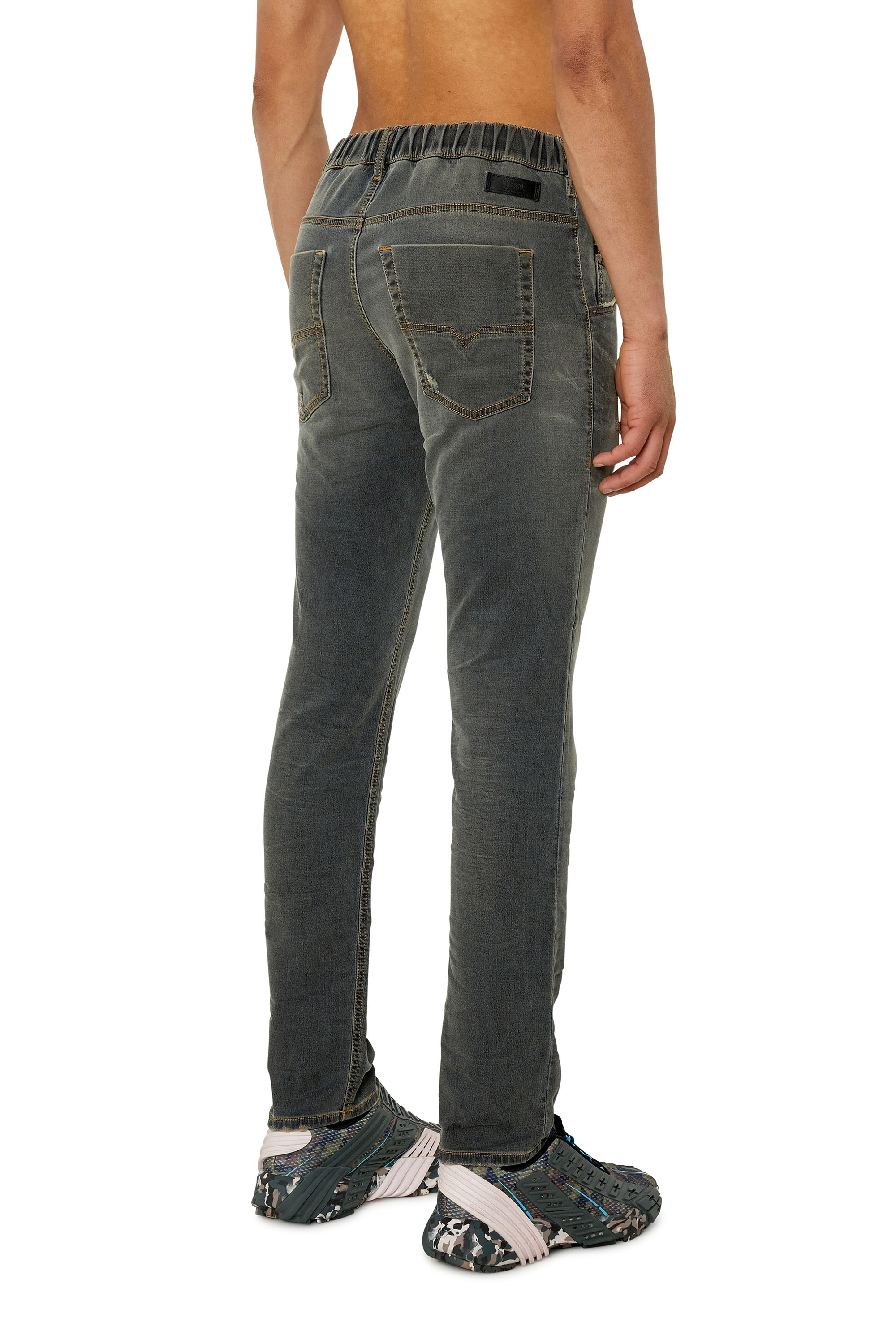 Diesel - Tapered 2030 D-Krooley Joggjeans® E689V, Dark grey - Image 2