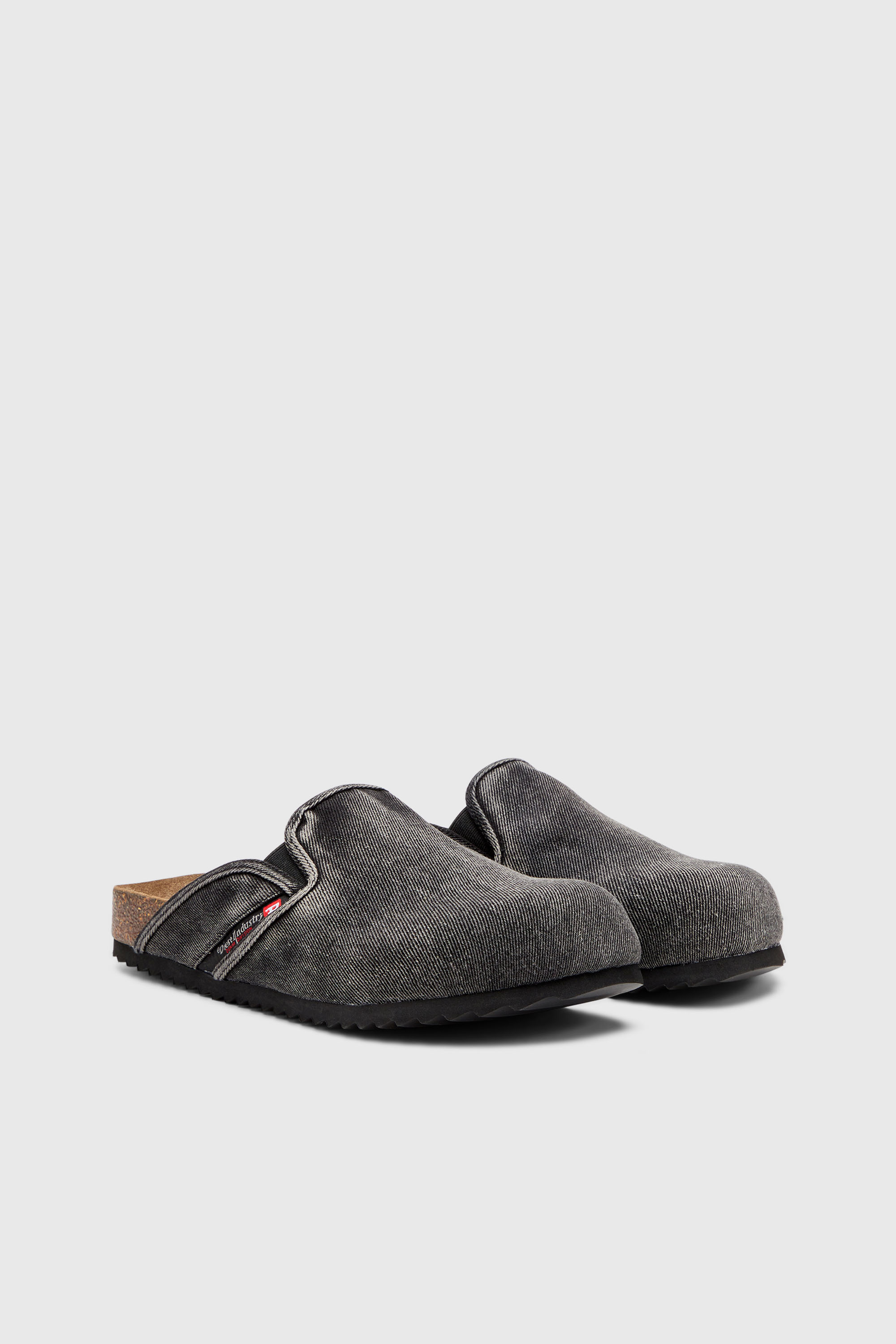 Diesel - D-WOODSTOCK SLIP-ON, D-Woodstock-Mules en denim Homme in Noir - 2