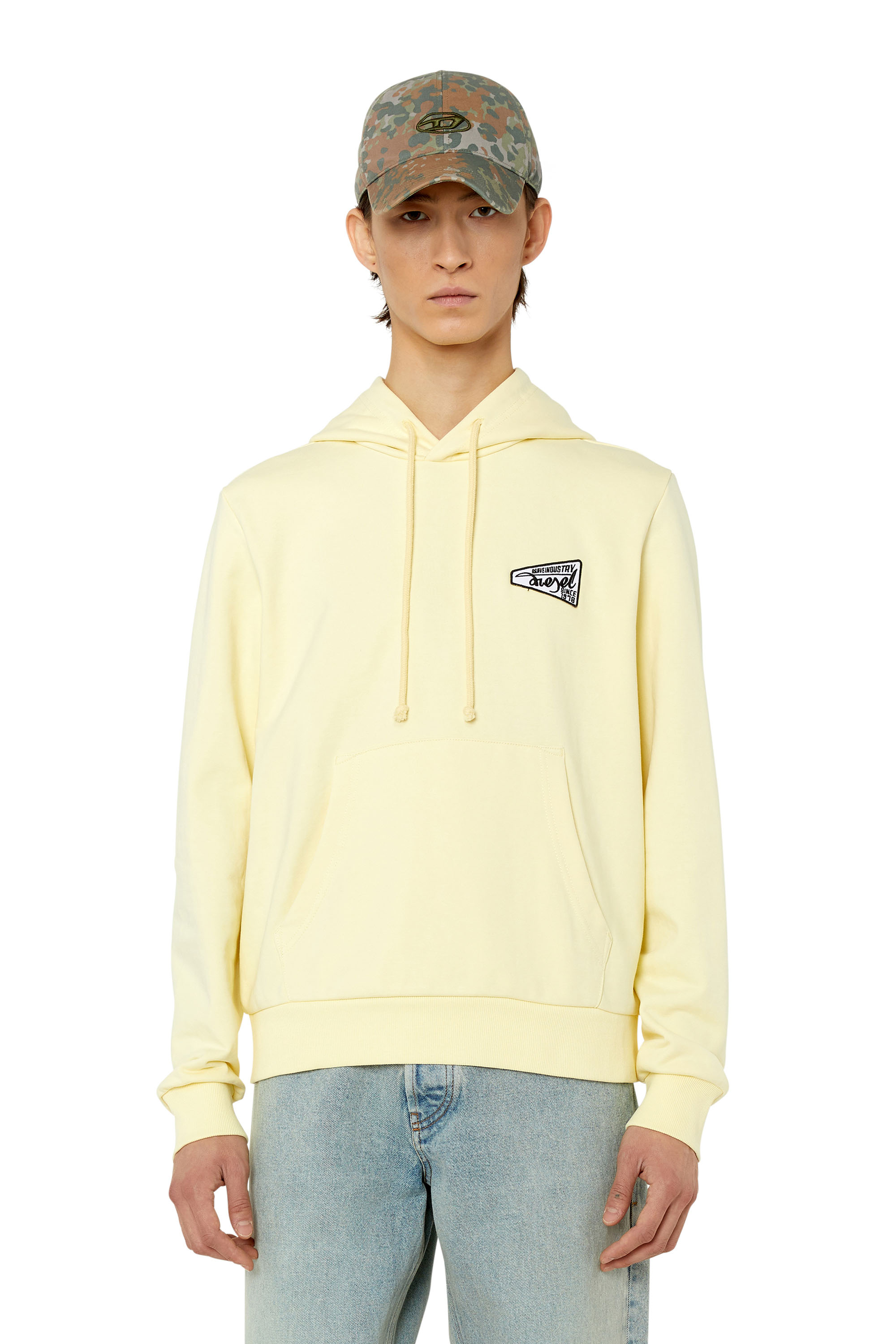 Diesel - S-GINN-HOOD-K31, Yellow - Image 1