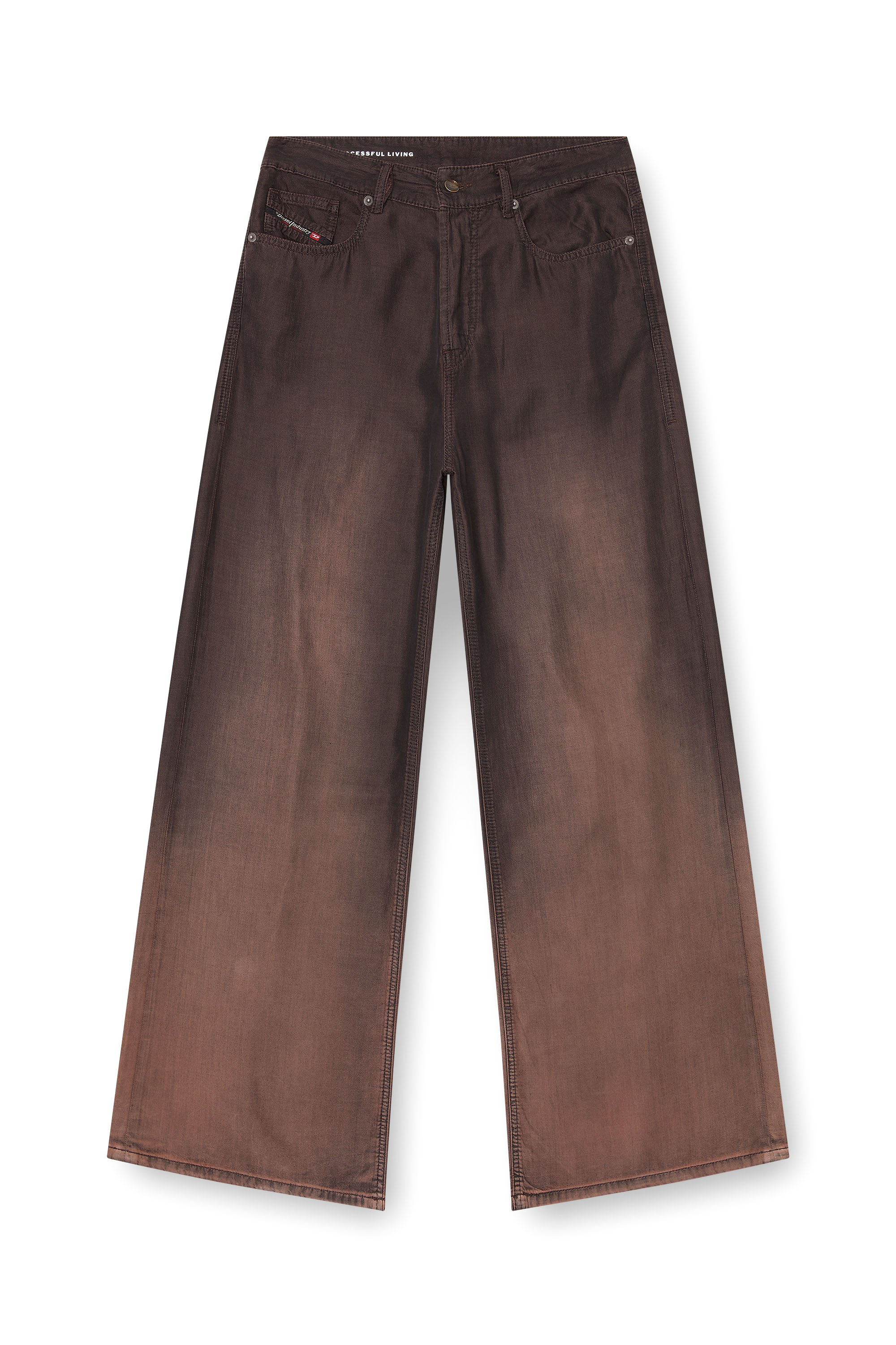 Diesel - Relaxed Jeans 1996 D-Sire 068YF Femme, Marron - Image 6