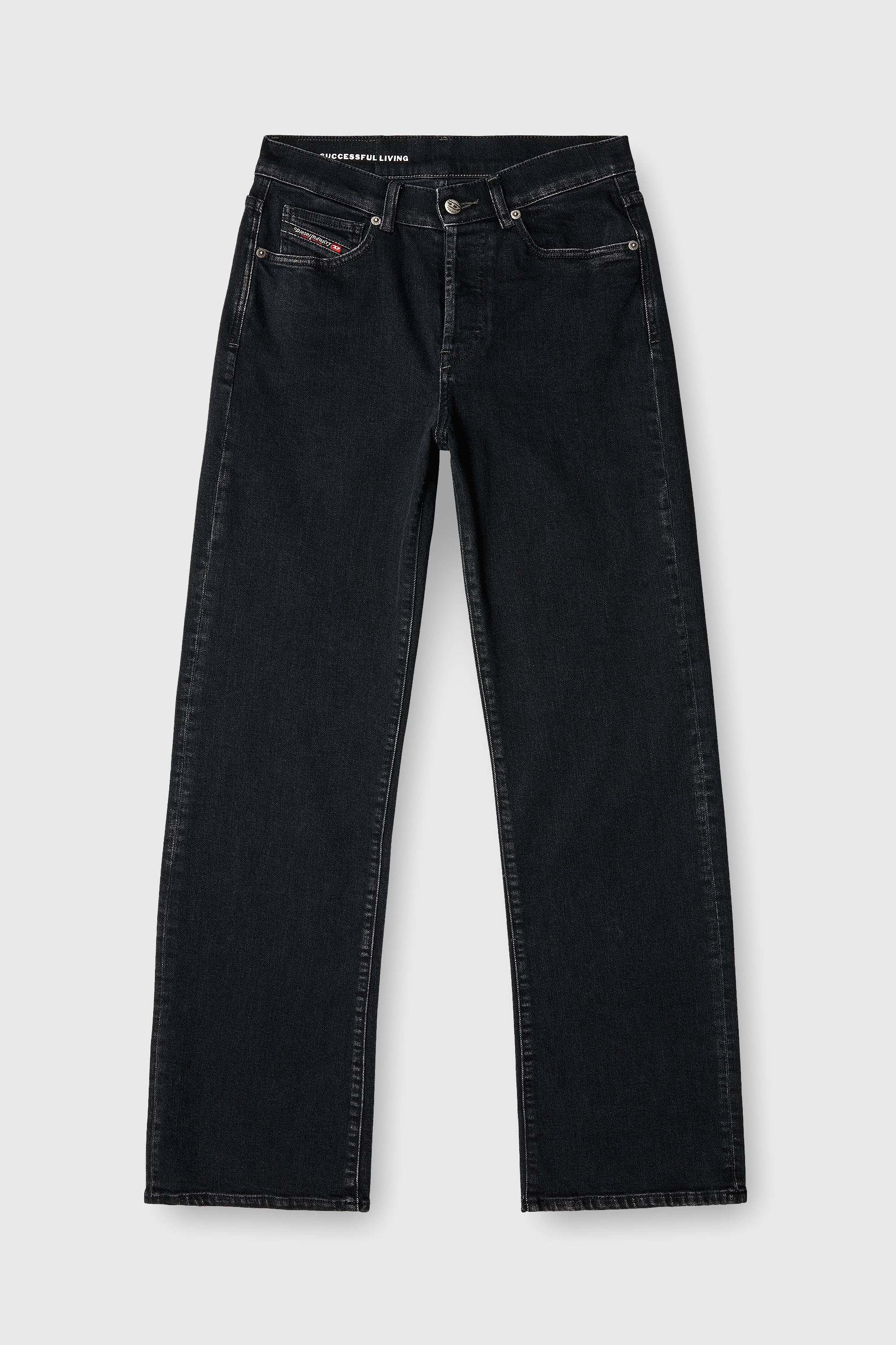 Diesel - Regular Jeans 1971 D-Sent 09N89 Femme, Noir/Gris fonc&eacute; - Image 2