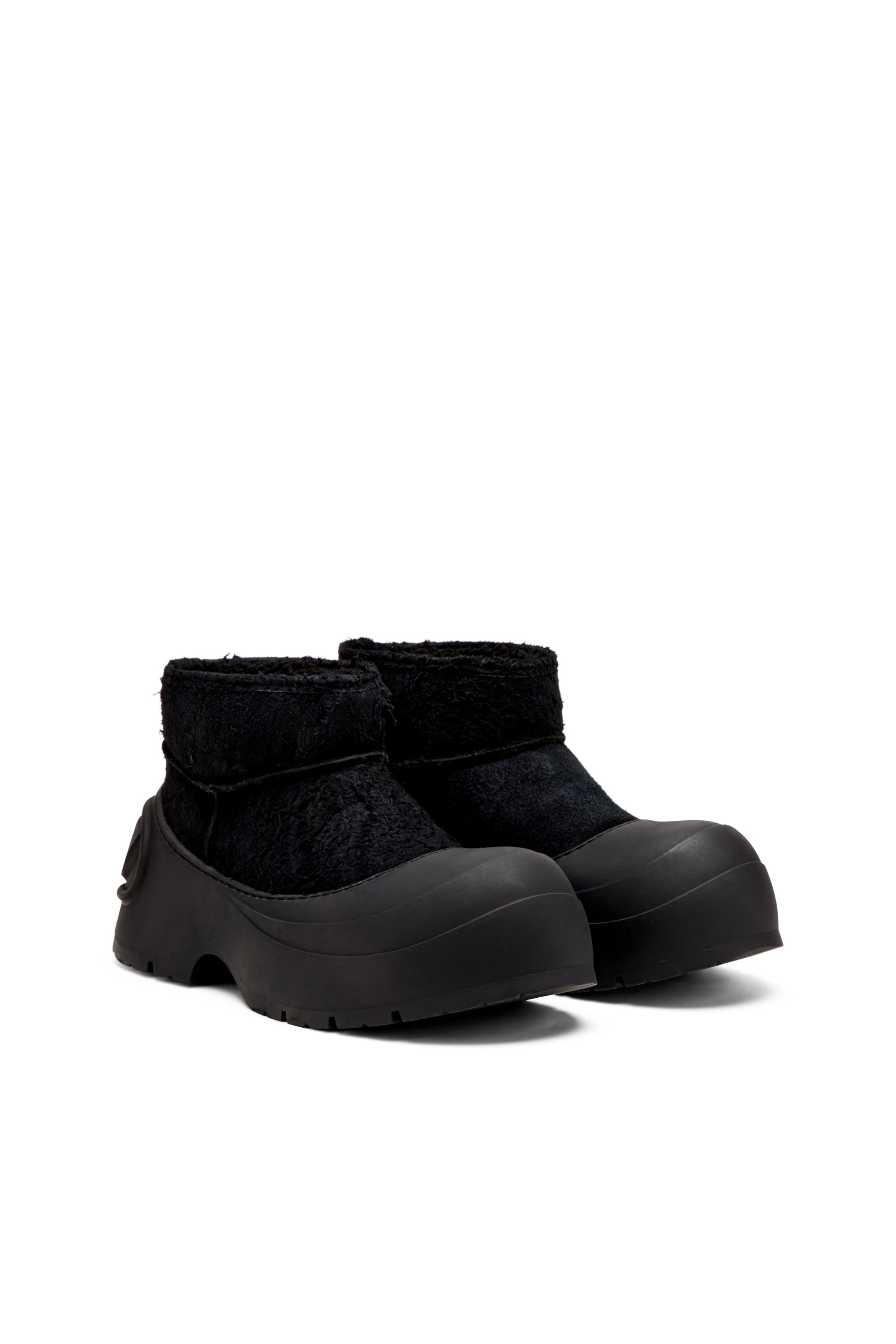 Diesel - D-DONALD MONTONE, D-Donald-Bottines épaisses avec semelle crantée Homme in Noir - 2