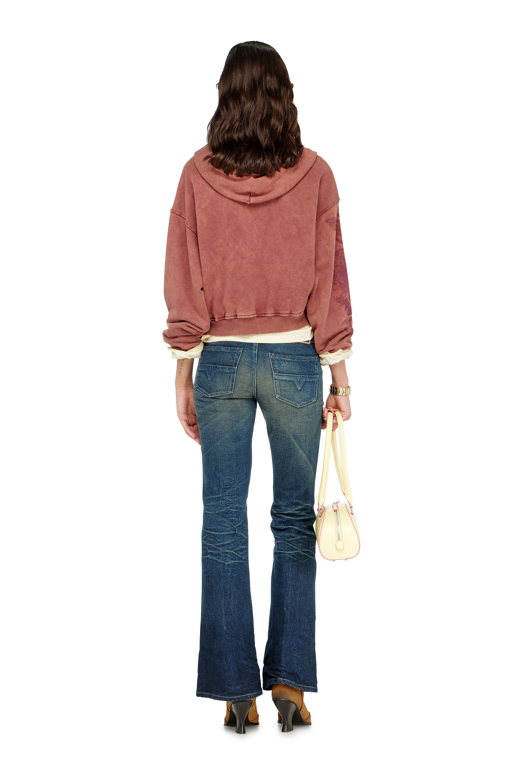 Diesel - Bootcut Jeans D-Hush 007EH Femme, Bleu Fonc&eacute; - Image 3