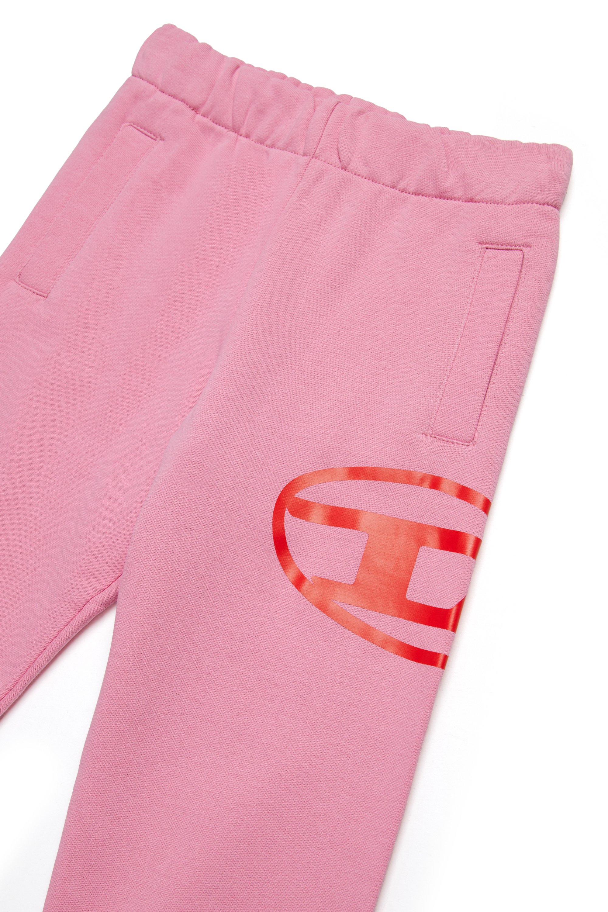 Diesel - PCERB, Pantalon de survêtement avec imprimé Oval D Mixte in Rose - 3