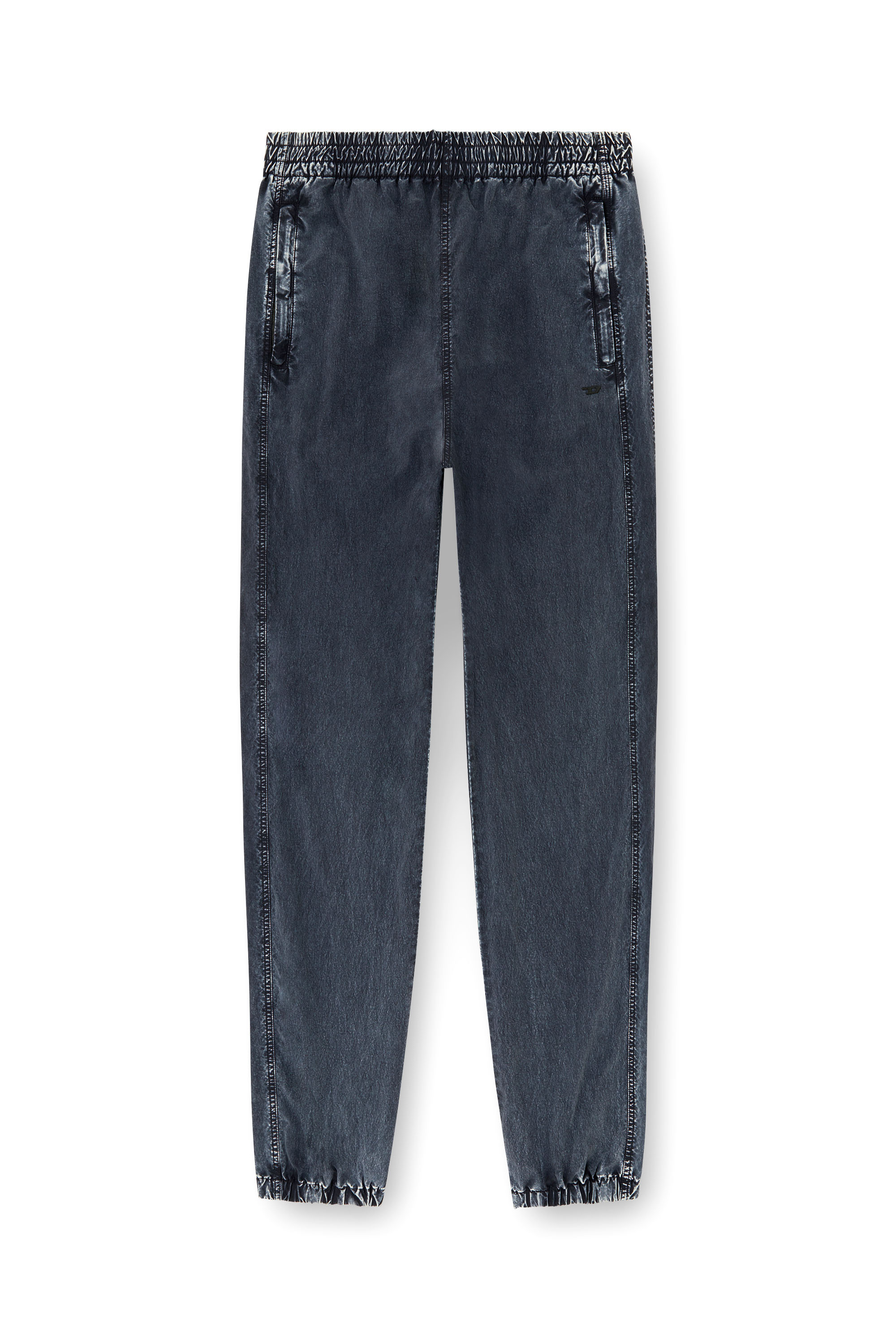 Diesel - P-WILSON, Man's Pants in recycled nylon taslan in Dark Blue - 2