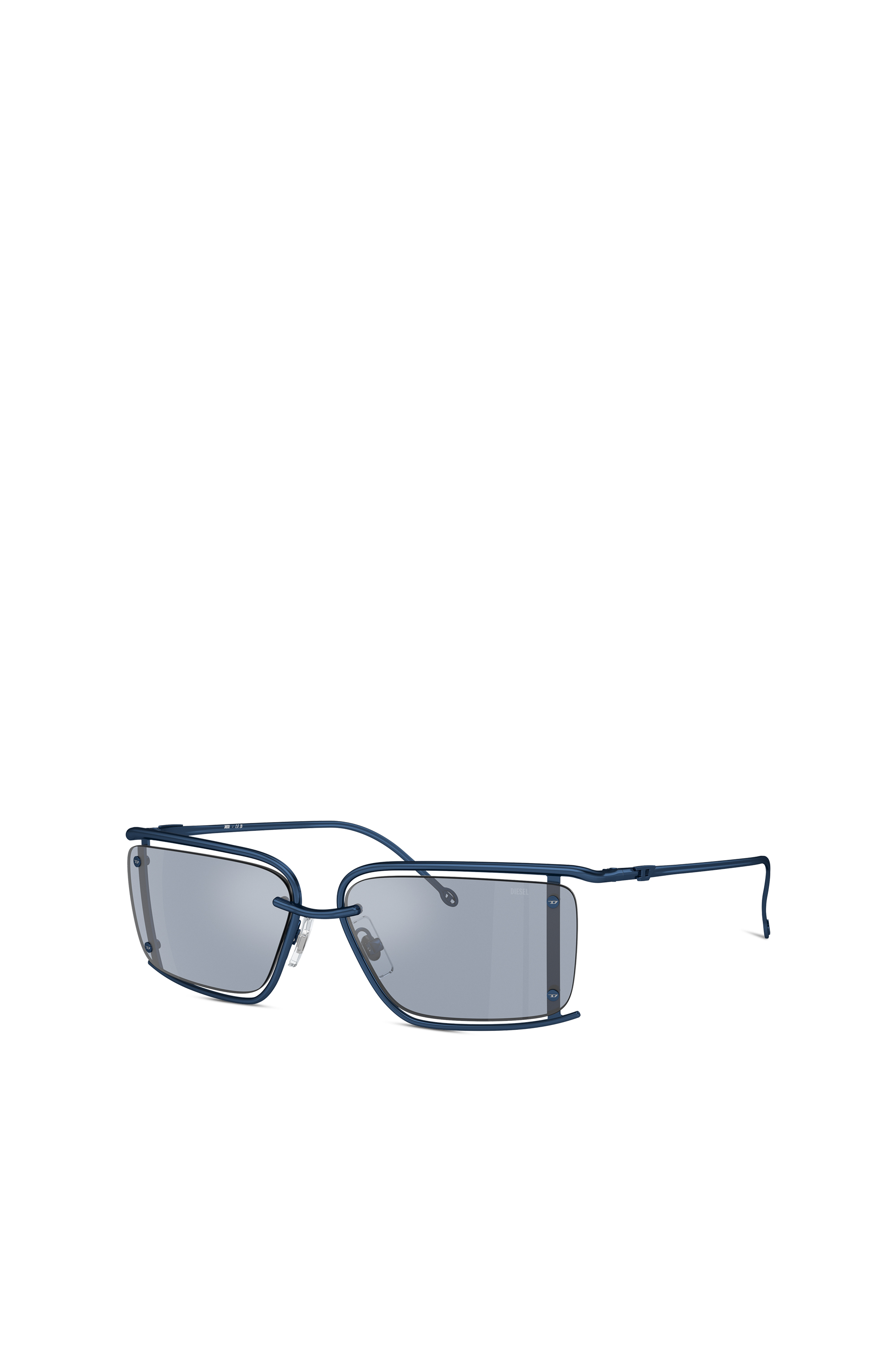 Diesel - 0DL1002, Lunettes de soleil rectangulaires Mixte in Bleu - 5