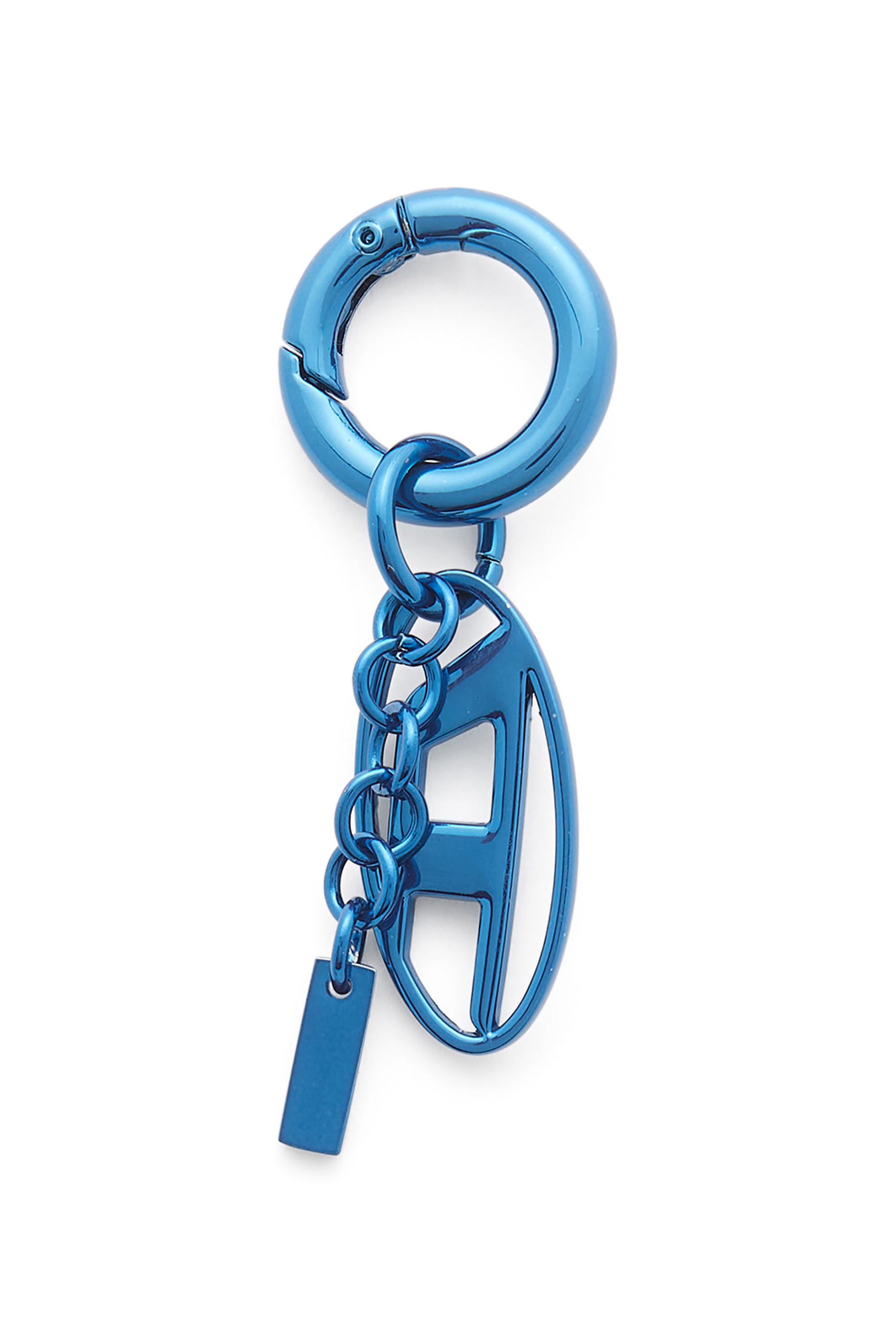 Diesel - CHARM-OVAL D, Charm en m&eacute;tal avec pendentif ovale D Mixte in Bleu - 2