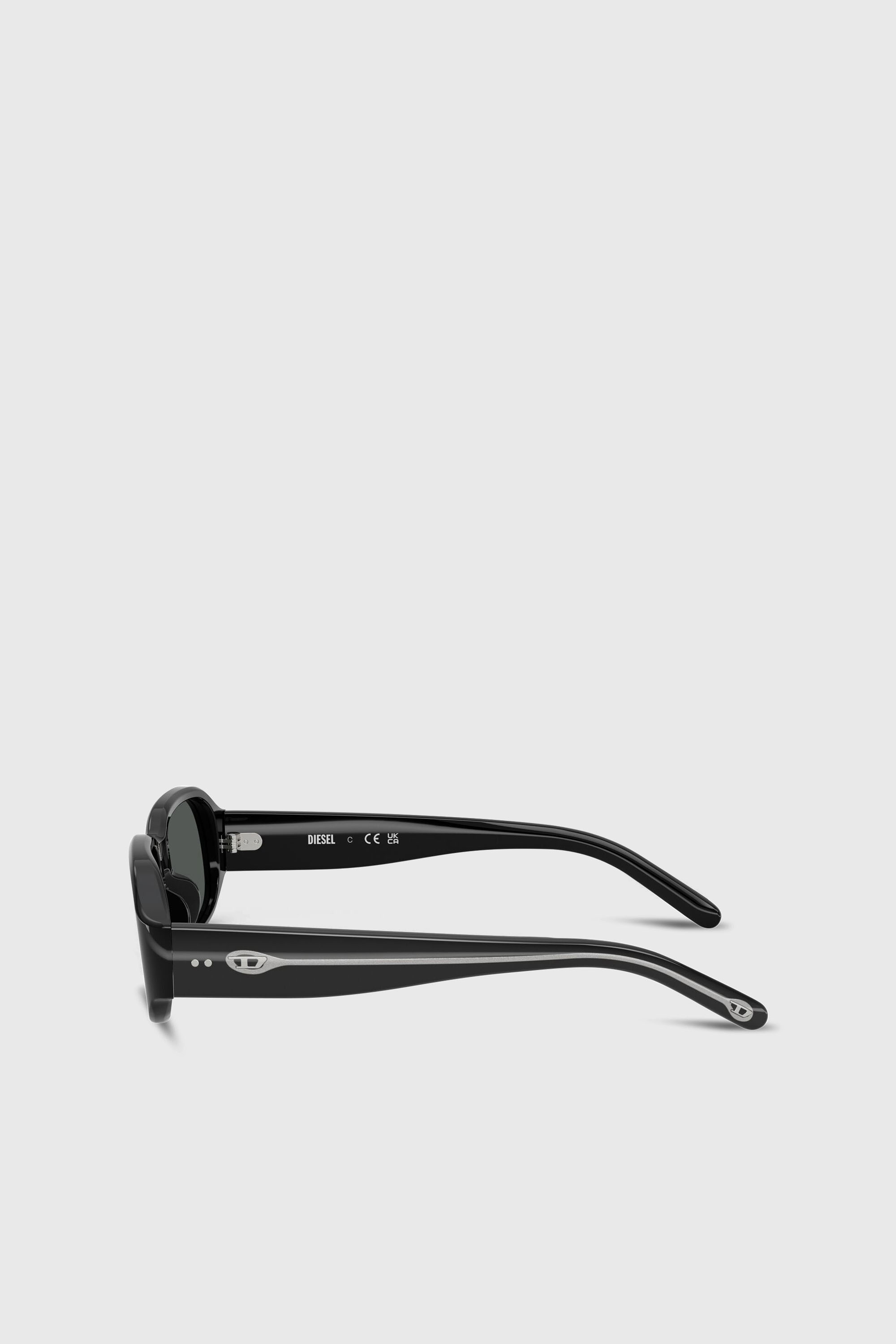 Diesel - 0DL2009U, Lunettes de soleil rectangulaires Mixte in Noir - 5