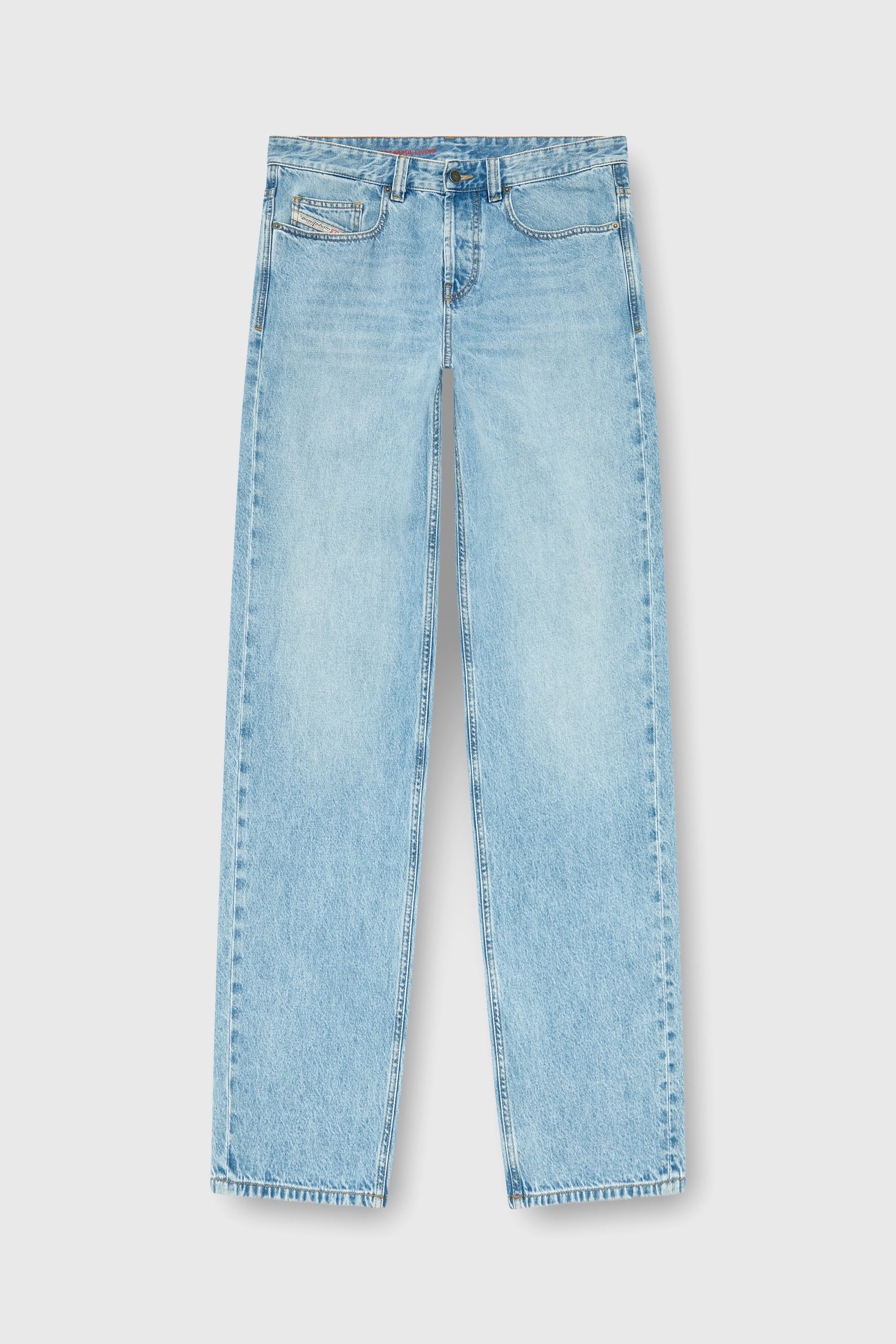 Diesel - Man's Relaxed Jeans 2001 D-Macro 09I29, Light Blue - 2