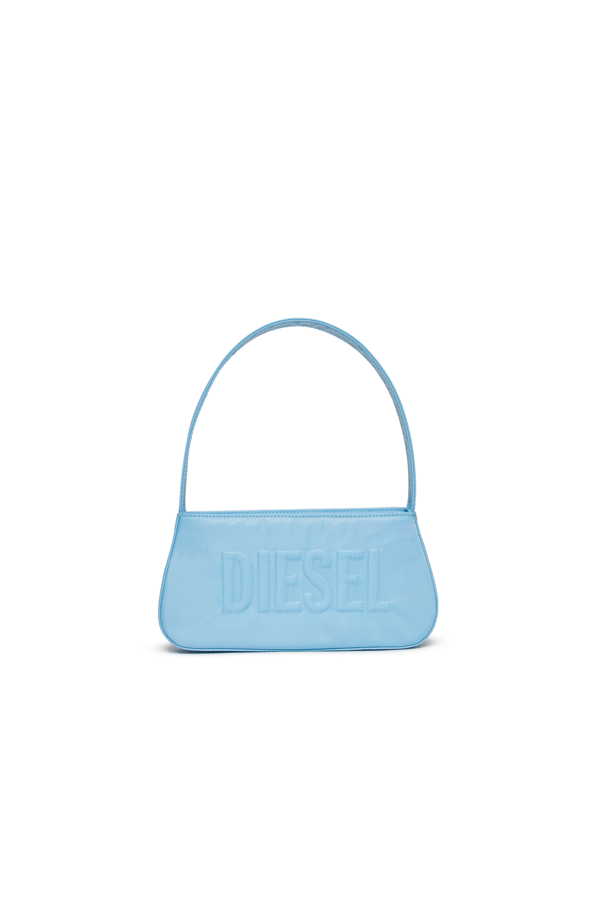 Diesel - WDELIA, WDELIA Sac en nylon avec logo brodé Femme in Bleu - 1