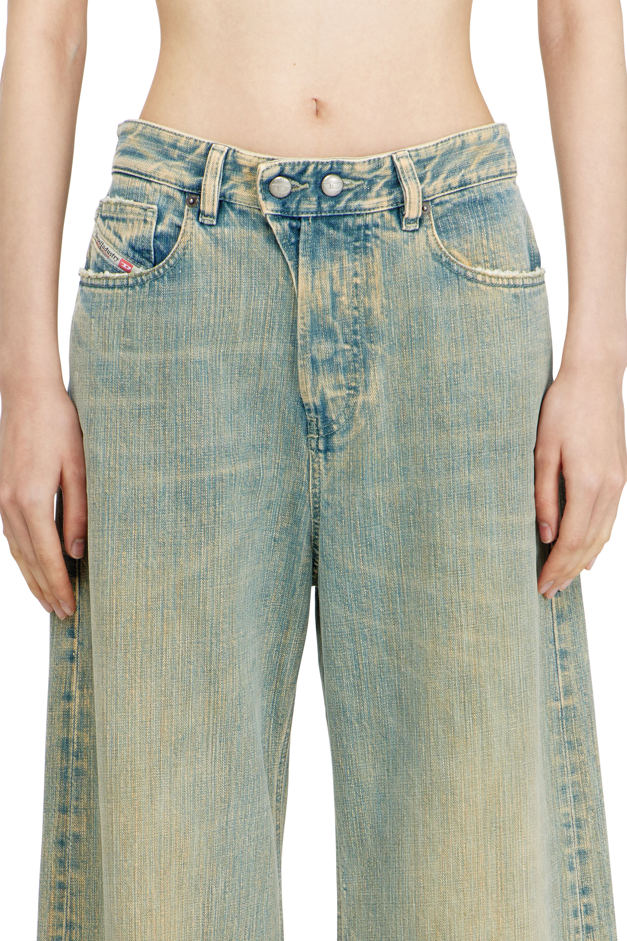 Diesel - Relaxed Jeans 1996 D-Sire 007CY Femme, Bleu moyen - Image 5