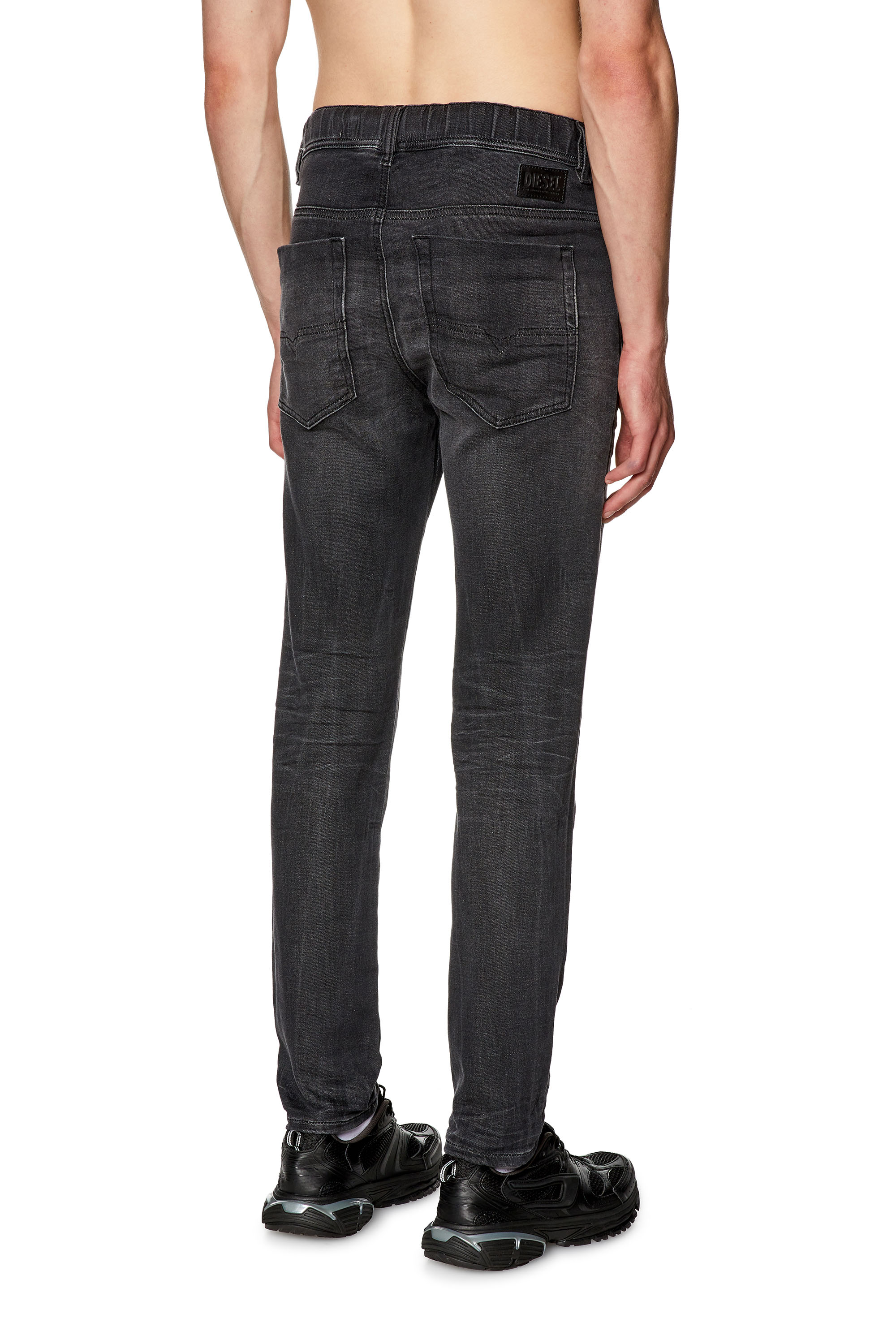 Diesel - Slim E-Spender JoggJeans® 068FS, Black/Dark grey - Image 3