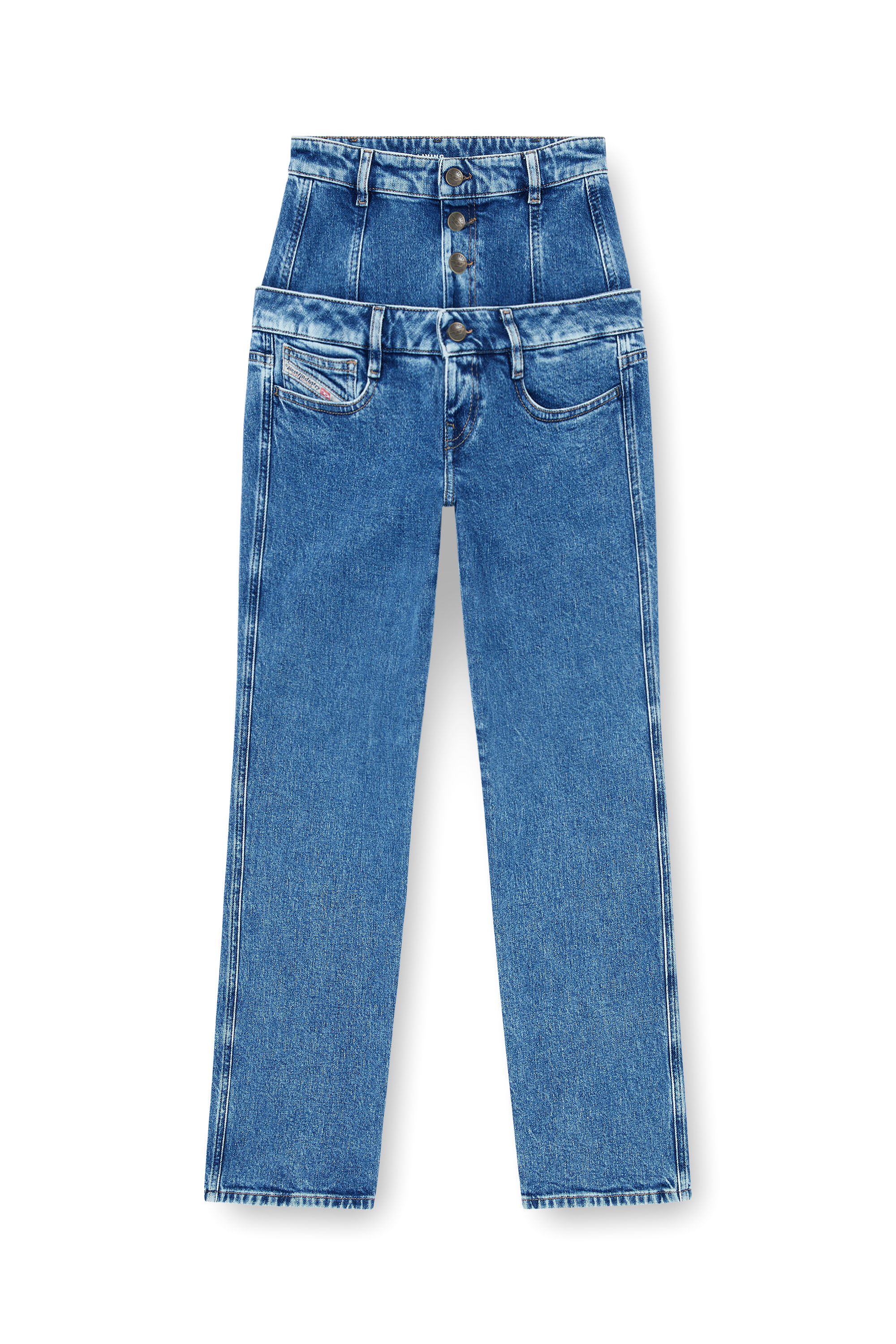 Diesel - Slim Jeans D-Fynora 007EU Femme, Bleu moyen - Image 6