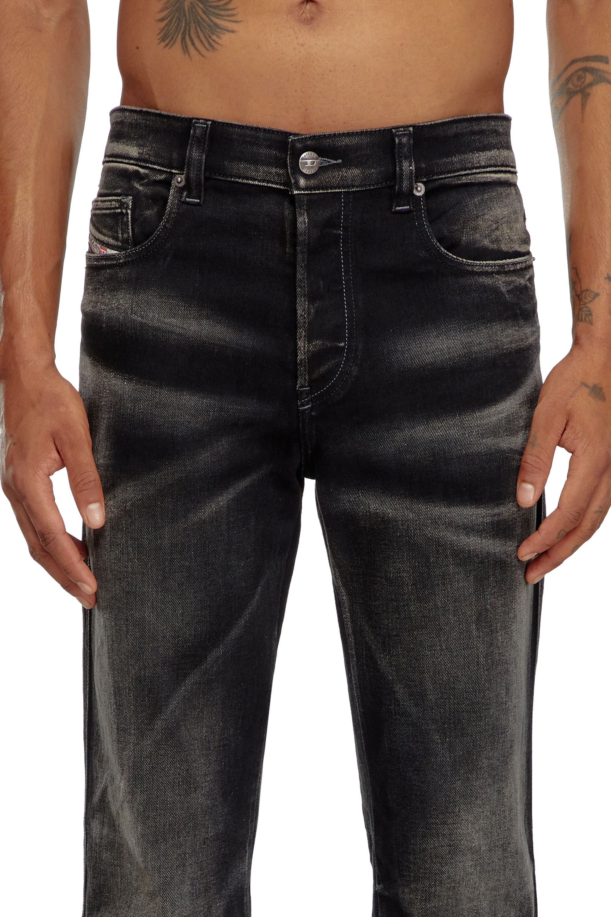 Diesel - Bootcut Jeans 1998 D-Buck 09J53 Homme, Noir/Gris foncé - Image 5