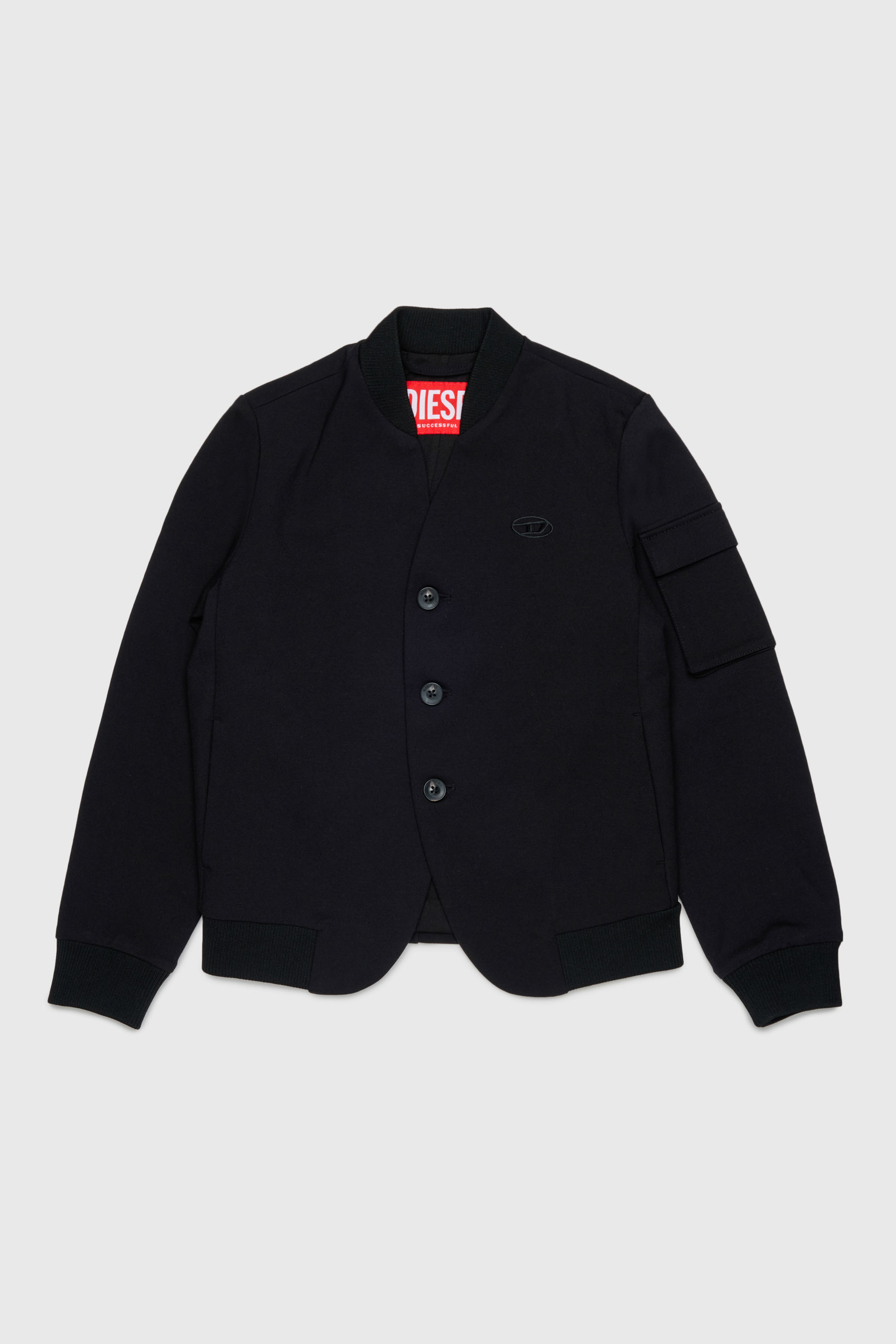 Diesel - JOLTY, Veste ajust&eacute;e esprit bomber Homme in Noir - 1