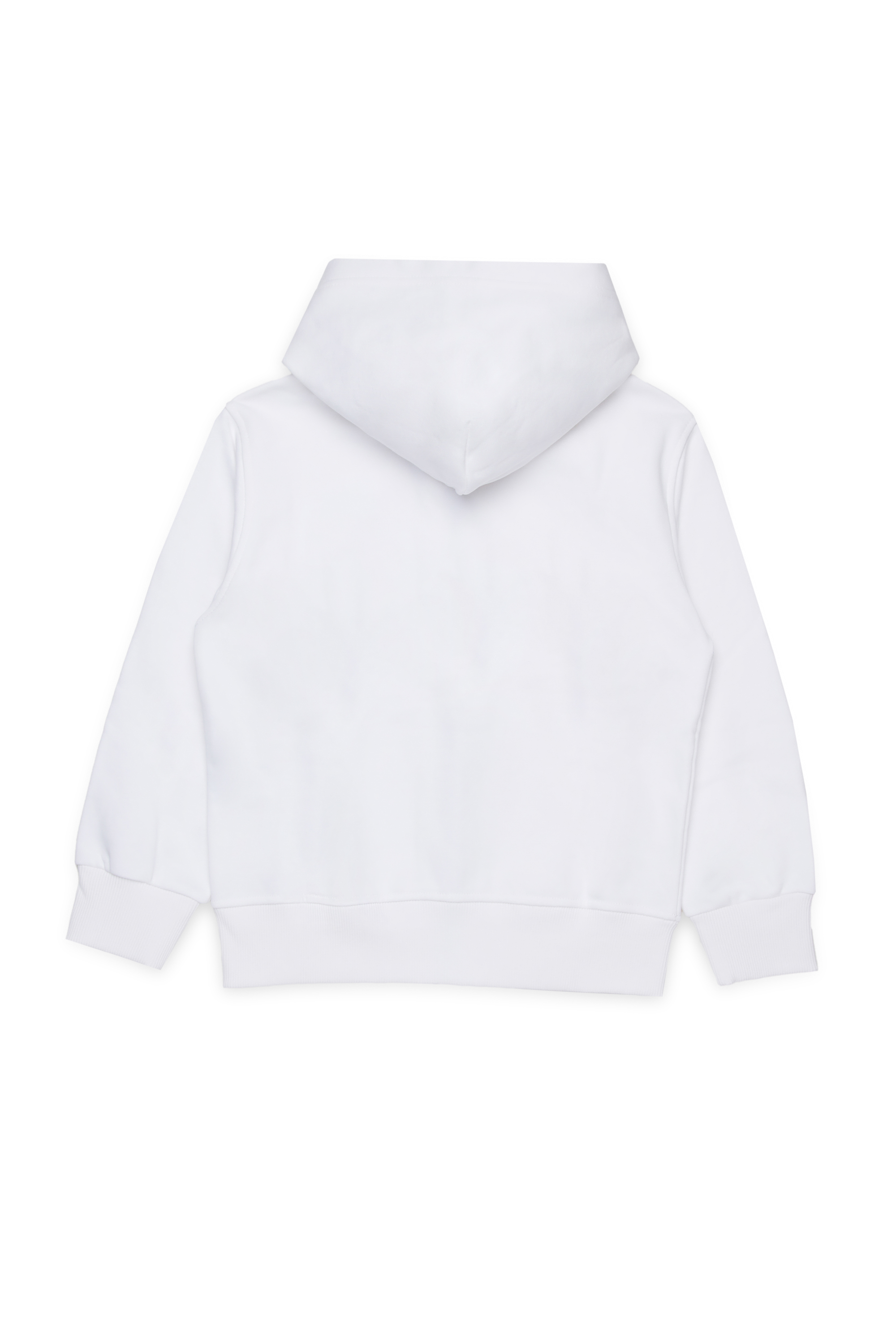 Diesel - SDROPSHOODZ OVER, Sweat à capuche en coton avec fermeture éclair Homme in Blanc - 2