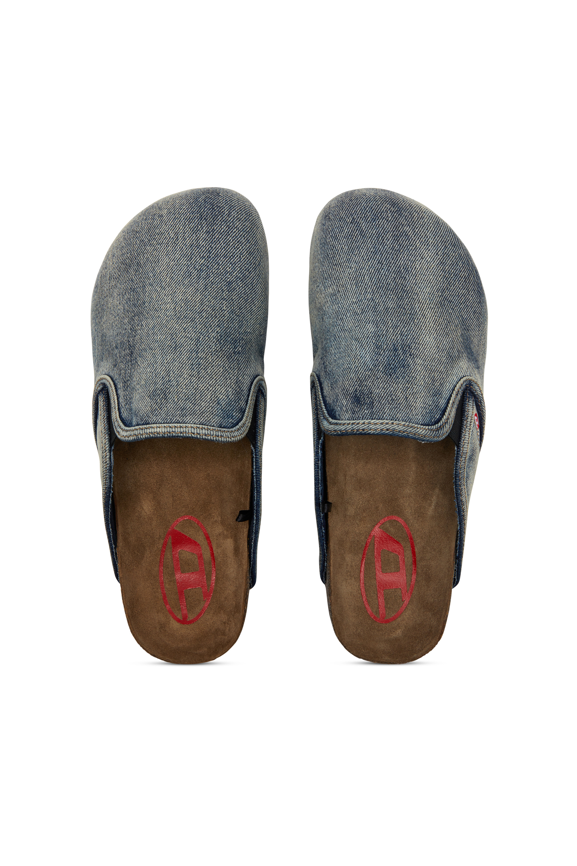 Diesel - D-WOODSTOCK SLIP-ON, Mules en denim Homme in Bleu - 5