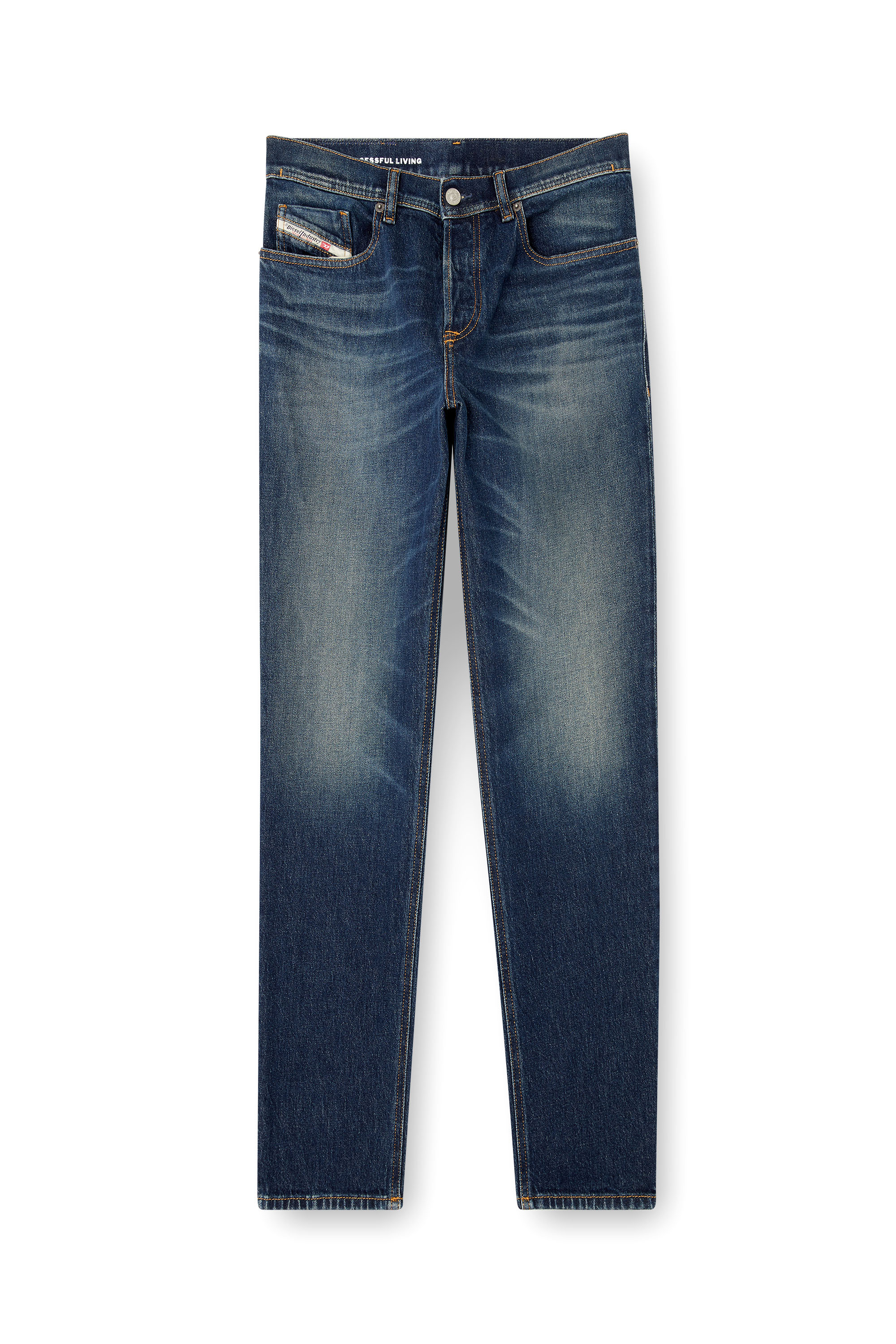 Diesel - Regular Jeans 2023 D-Finitive 09M10 Homme, Bleu Foncé - Image 2