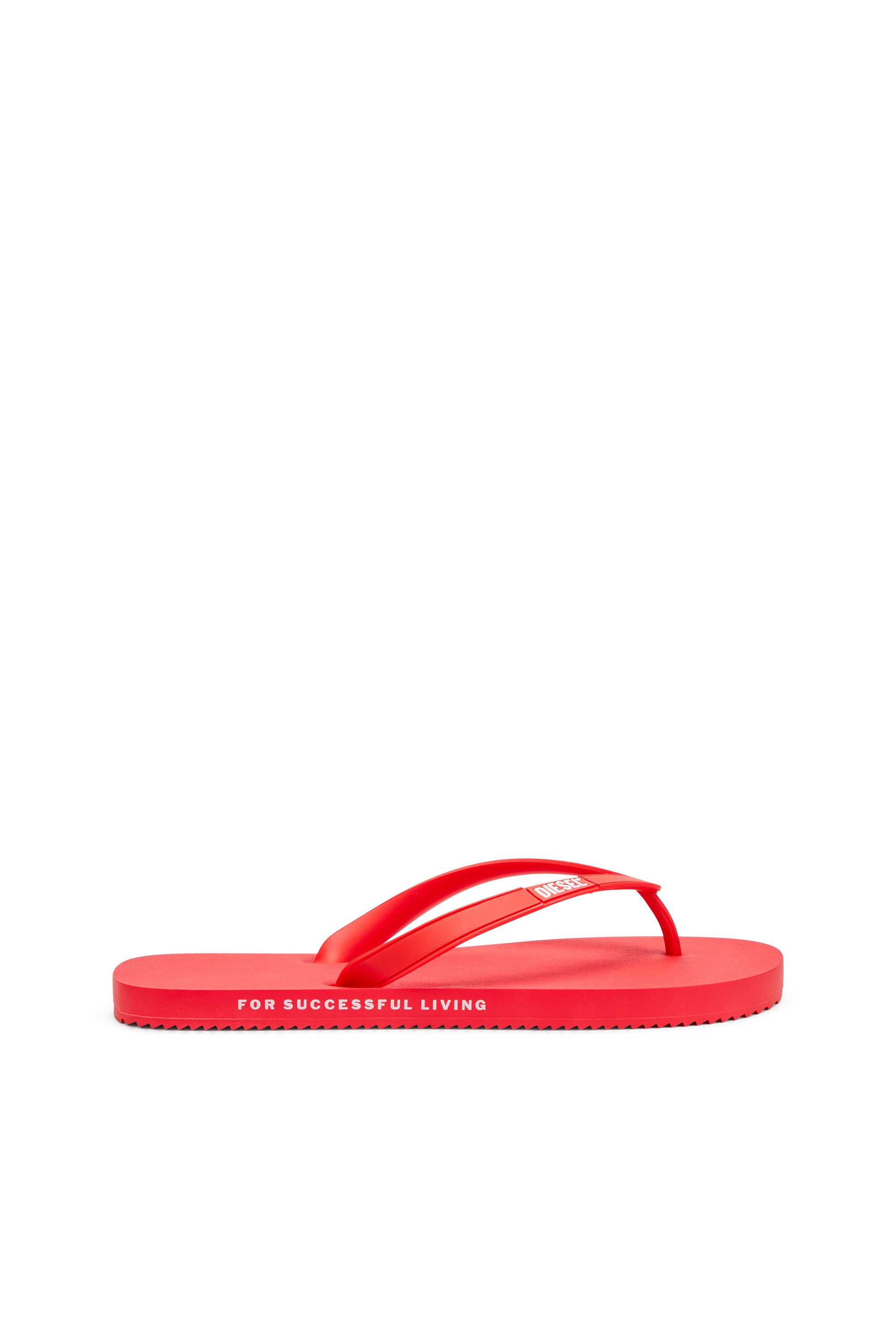 Diesel - SA-RIO W, Tongs en caoutchouc Femme in Rouge - 1