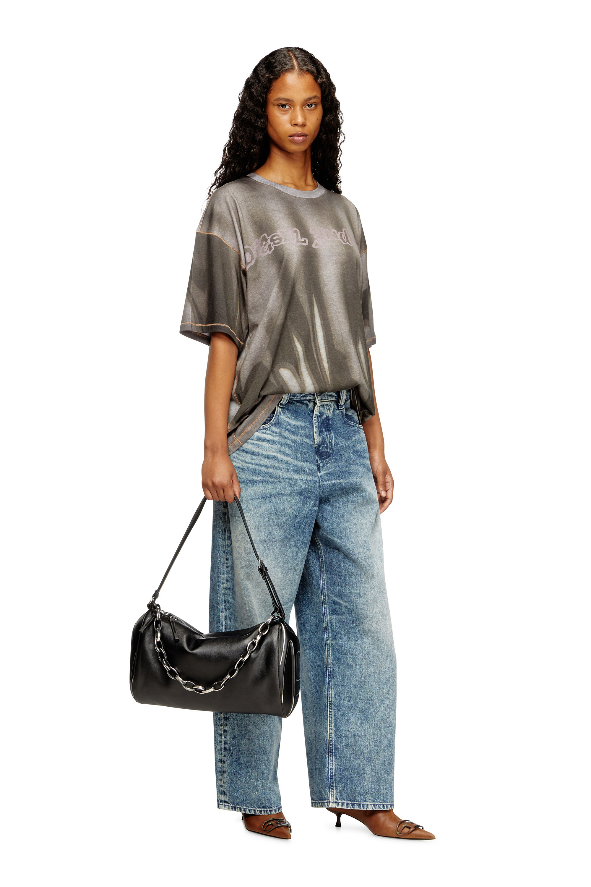 Diesel - Relaxed Jeans 1997 D-Enim 007DA Mixte, Bleu Clair - Image 4