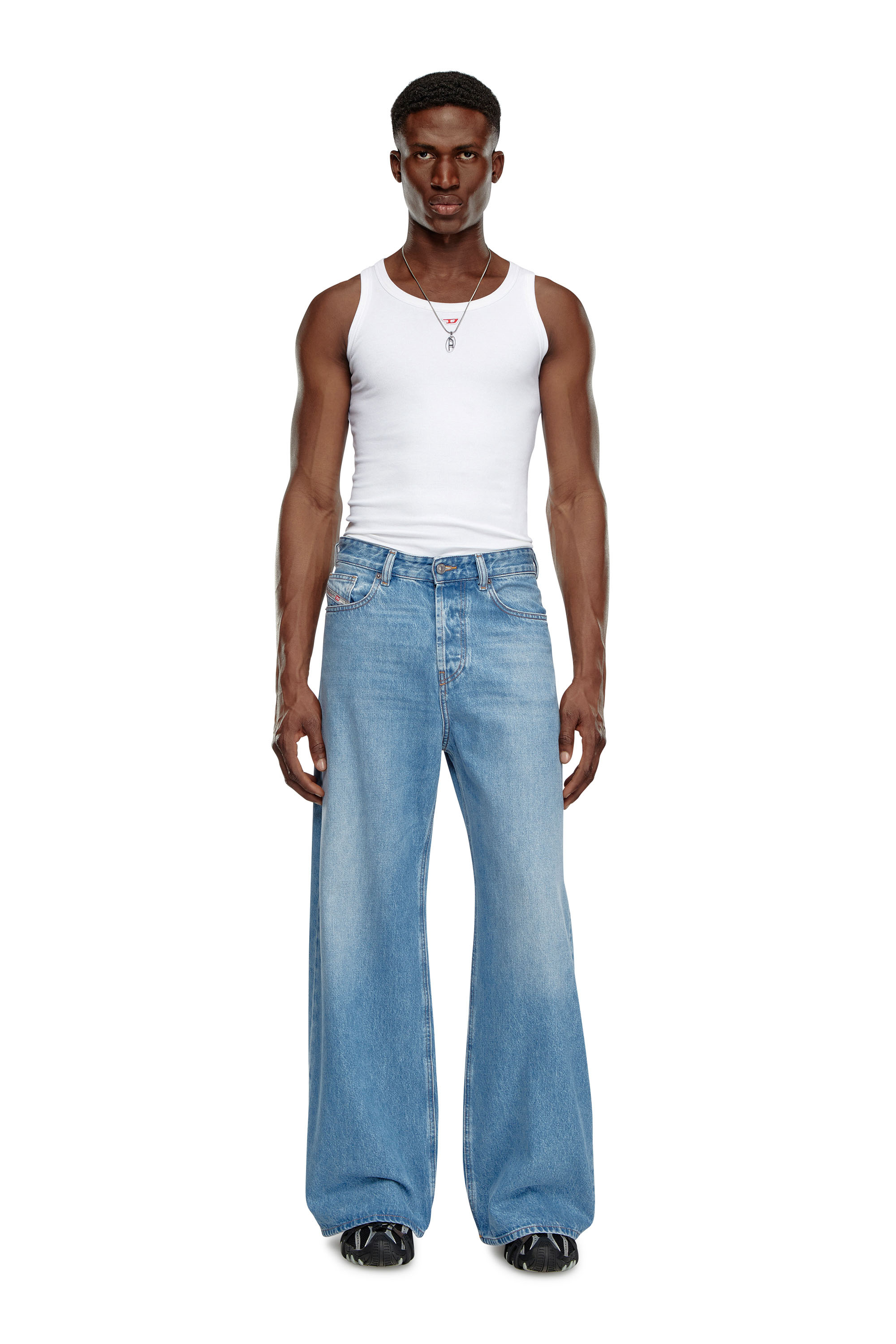 Diesel - Relaxed Jeans 1996 D-Sire 09I29 Mixte, Bleu Clair - Image 4