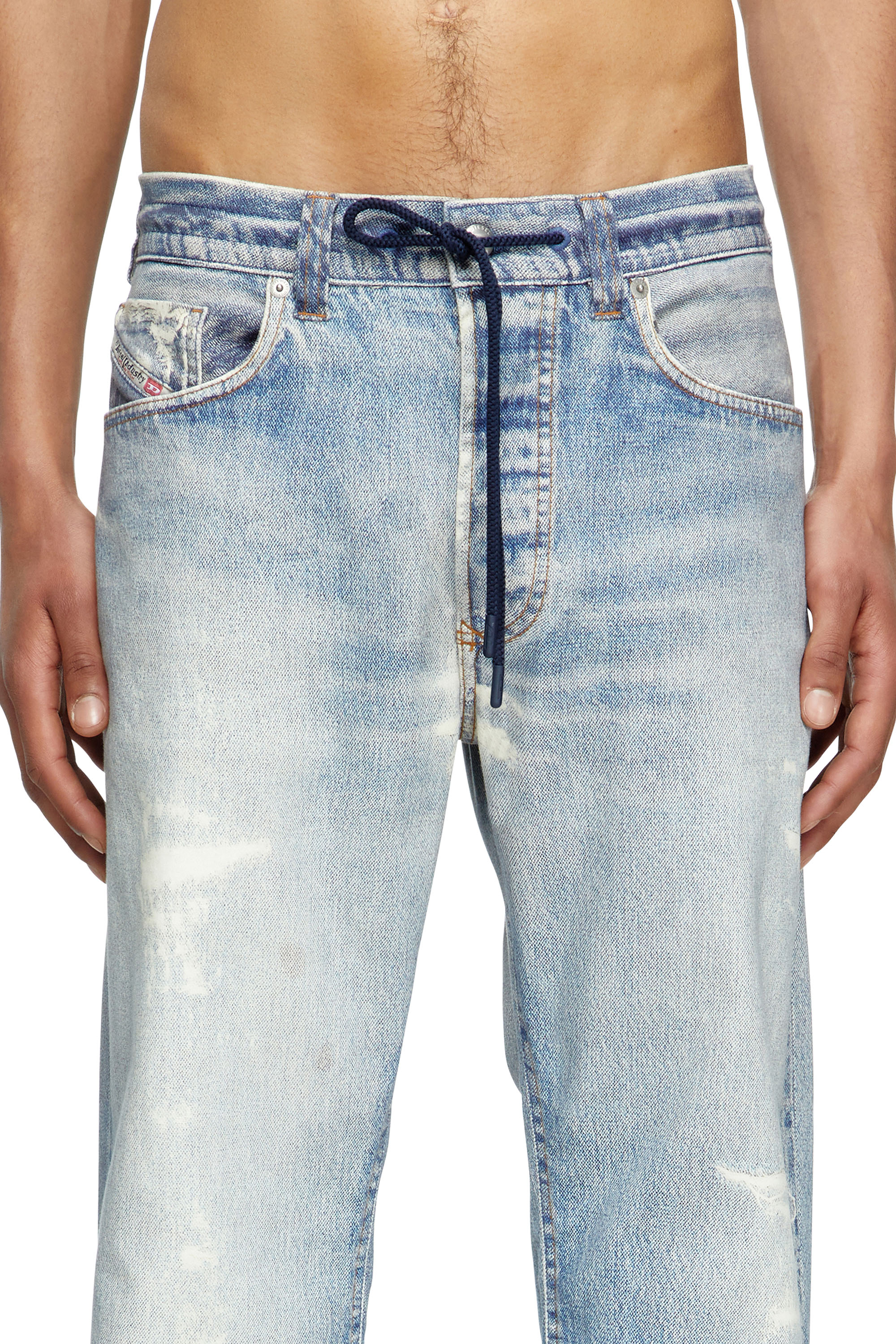 Diesel - Relaxed 2080 D-Reel Joggjeans® 068RX Homme, Bleu Clair - Image 5