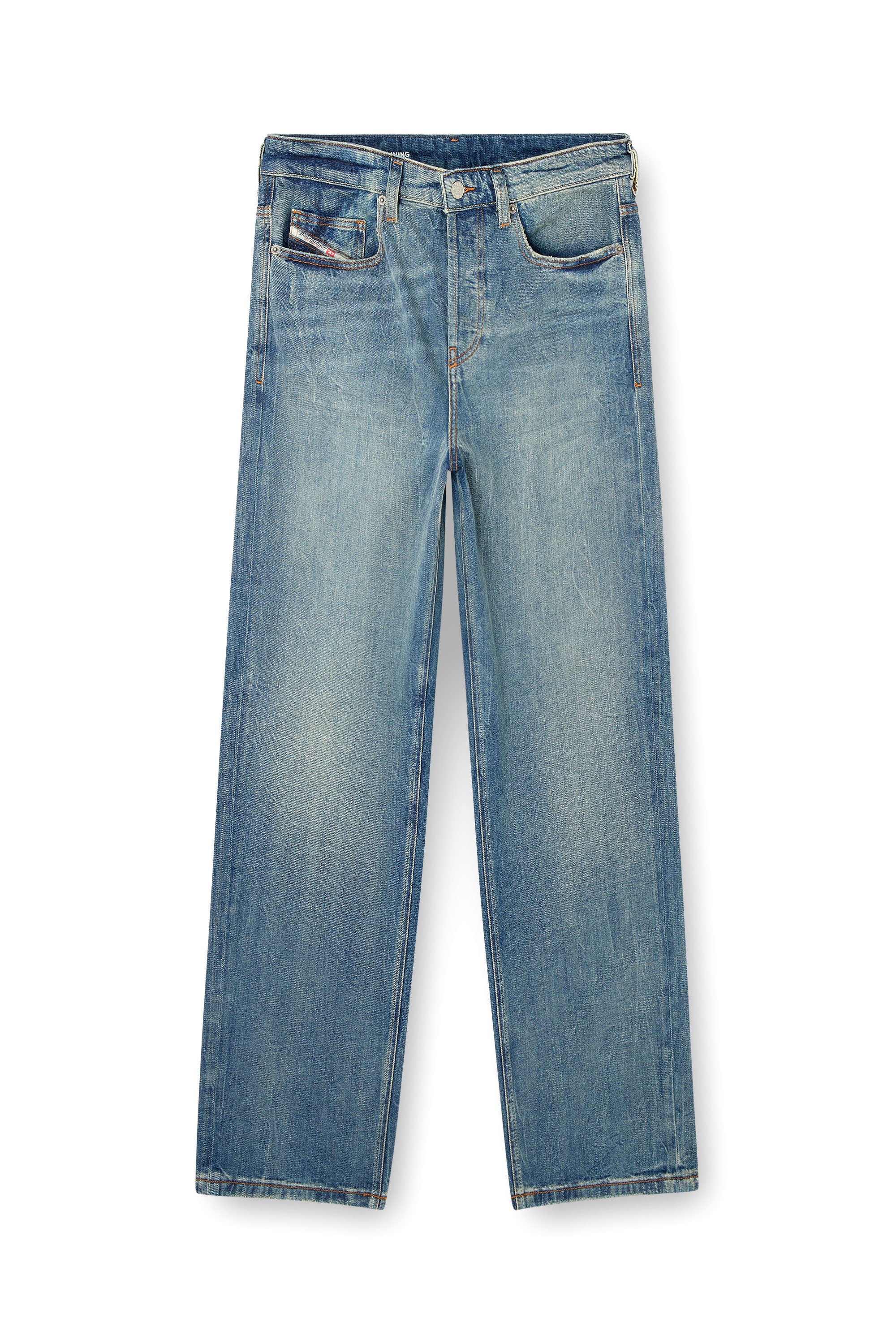 Diesel - Relaxed Jeans 2001 D-Macro 0CLBB Homme, Bleu moyen - Image 3