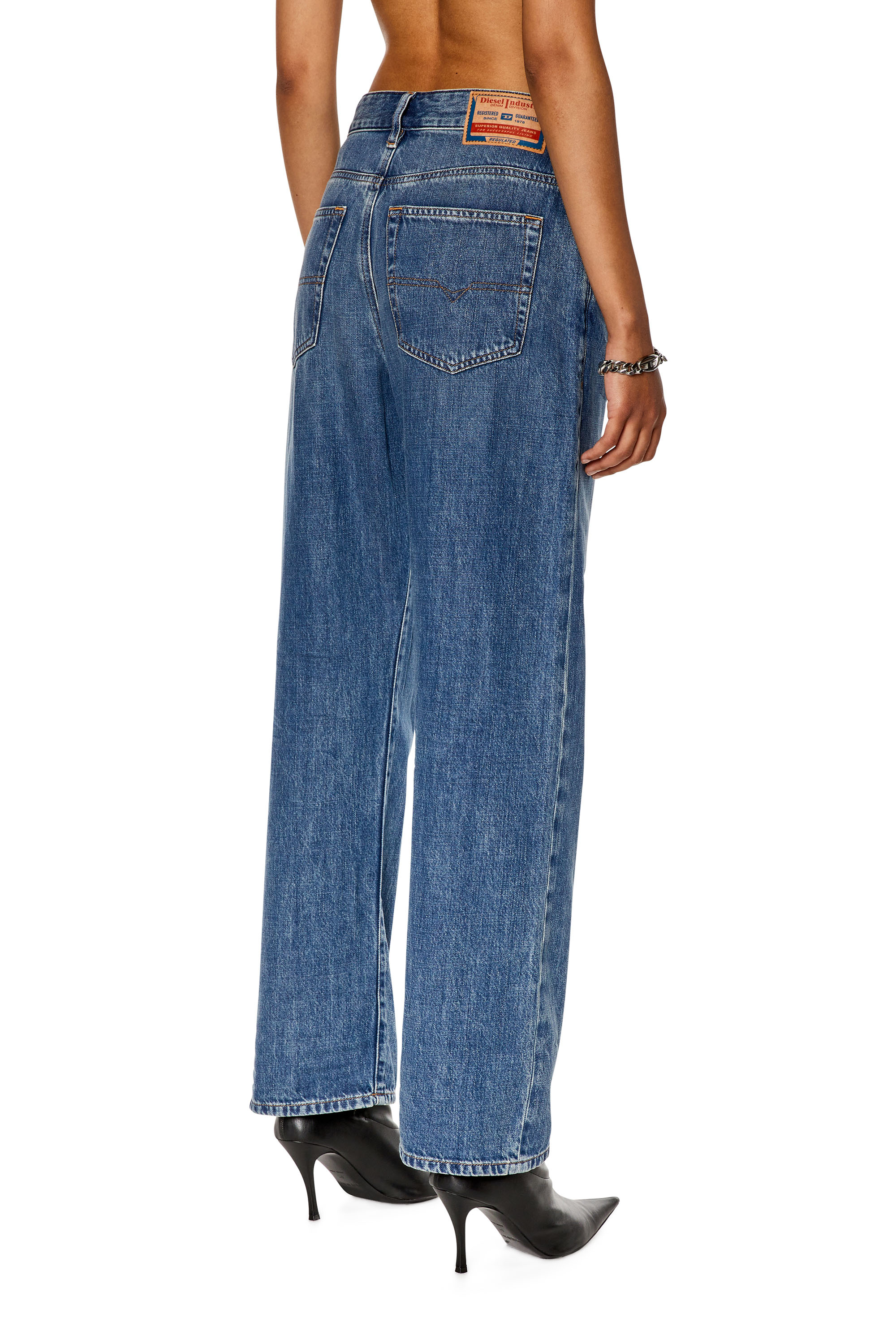 Diesel - 1999 D-Reggy 068FG Straight Jeans, Medium blue - Image 2