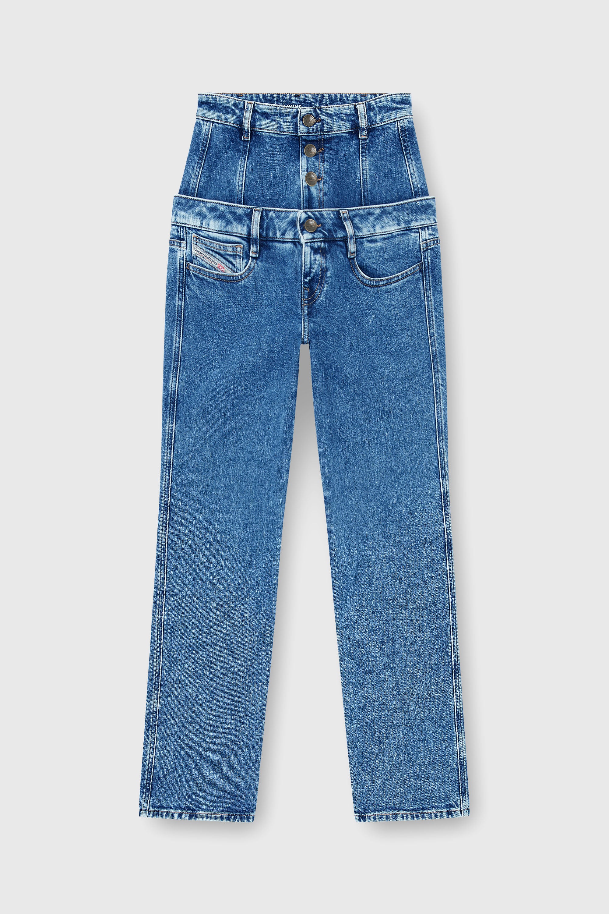 Diesel - Slim Jeans D-Fynora 007EU Femme, Bleu moyen - Image 2