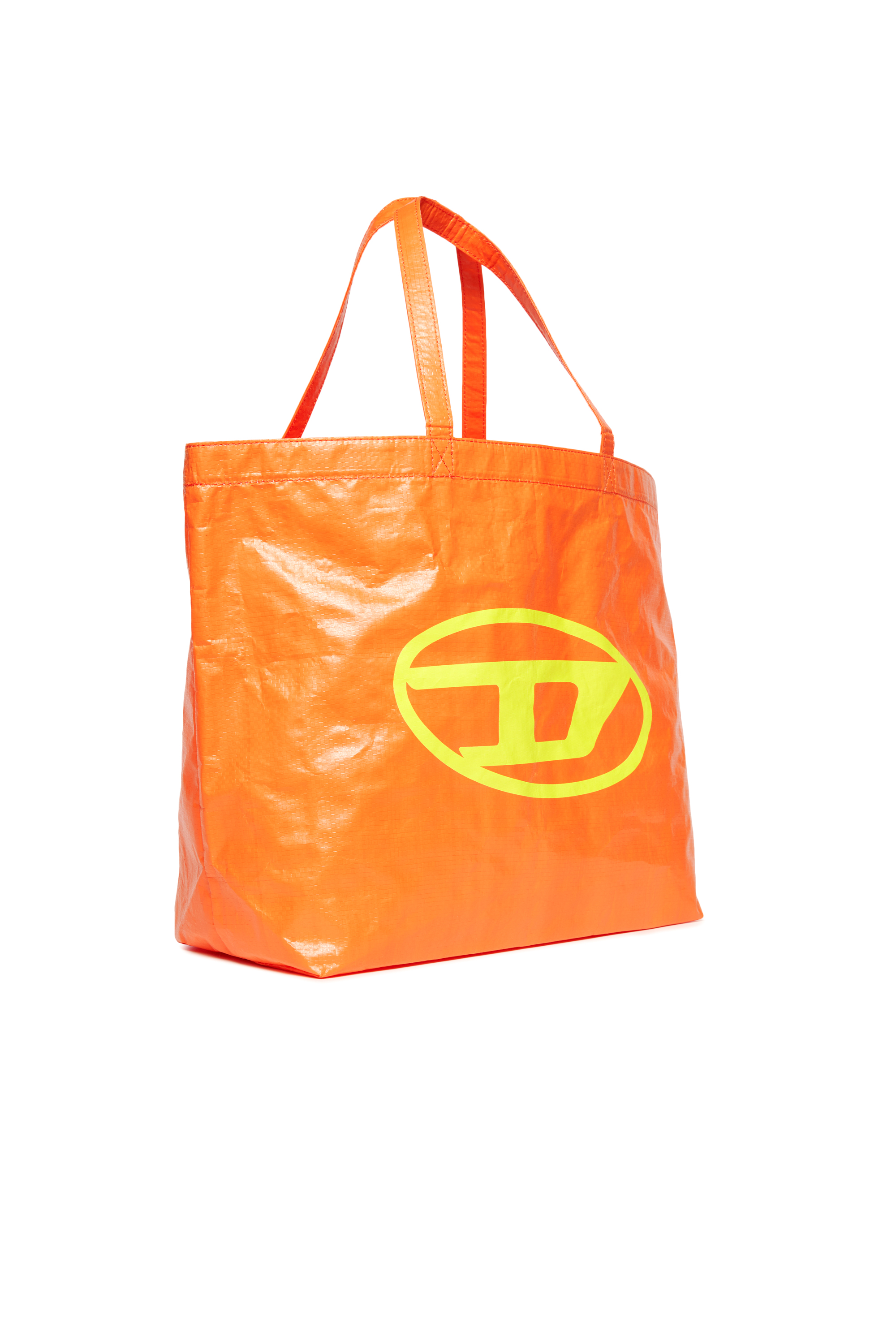 Diesel - WRITTEN, Sac de plage avec imprimé Oval D Femme in Orange - 3