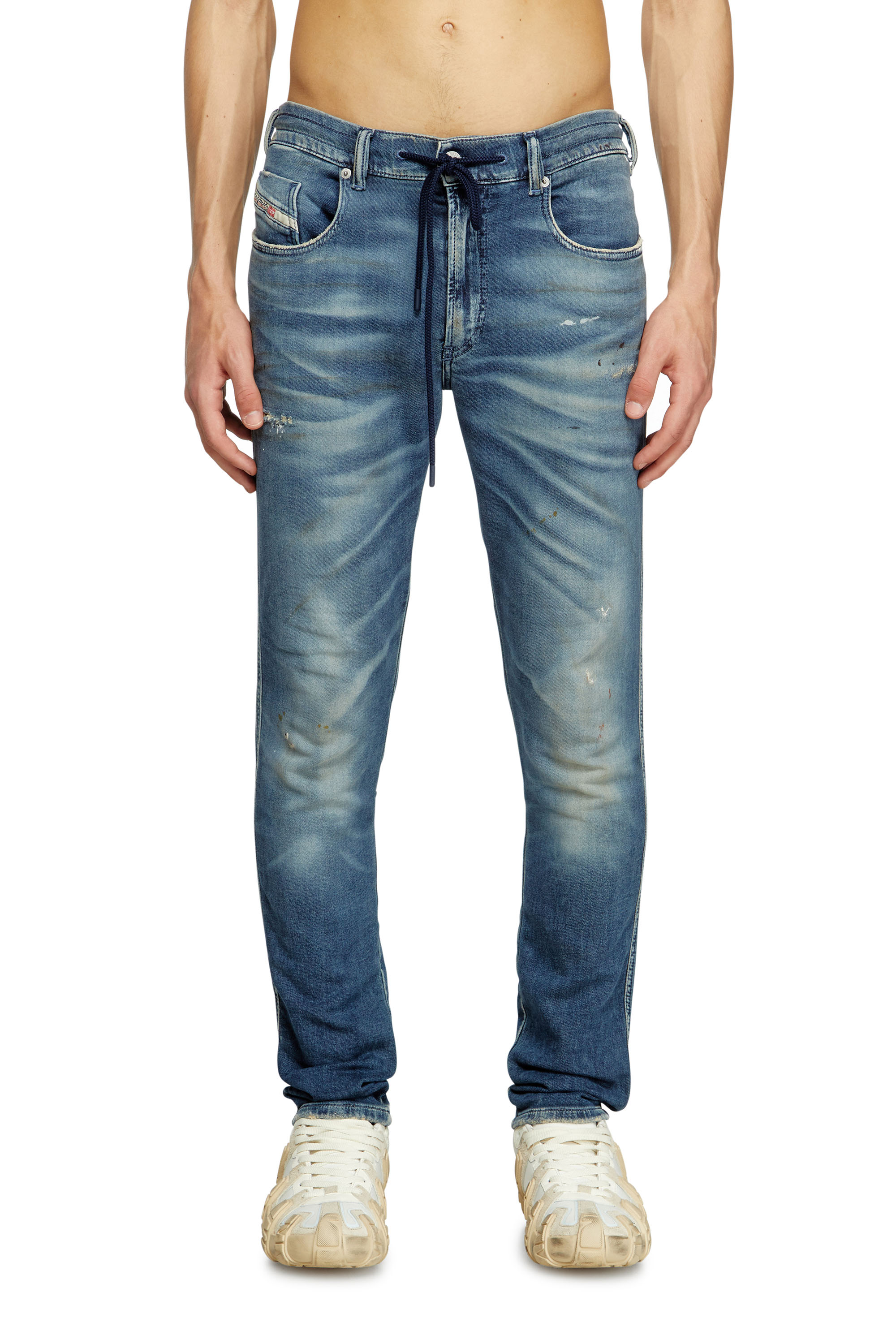Diesel - Slim 2062 D-Strukt Joggjeans® 068RY Homme, Bleu Foncé - Image 1