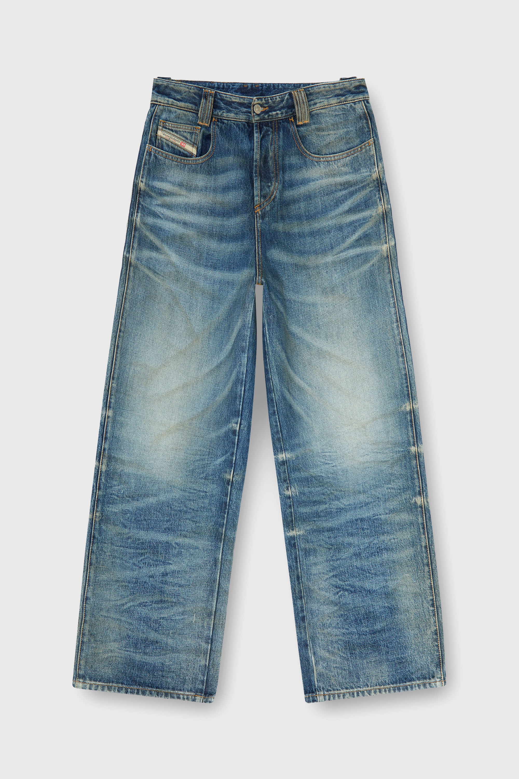 Diesel - Relaxed Jeans 1982 D-Hakou 007GC Mixte, Bleu moyen - Image 2