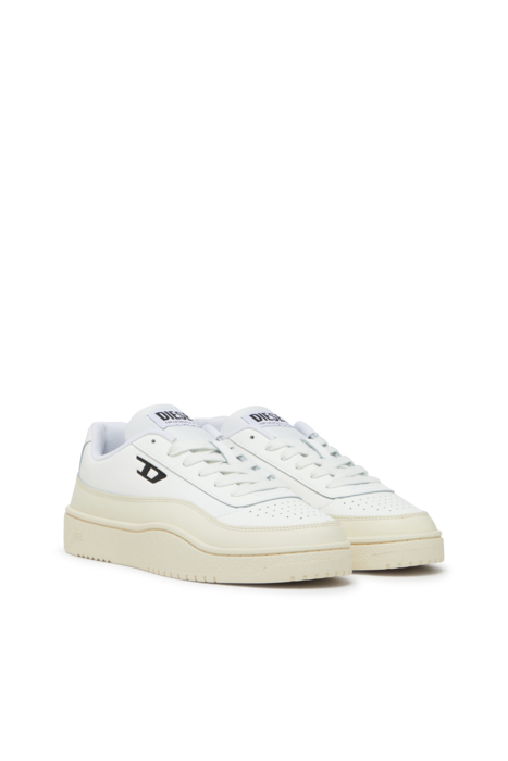 S-TRACKER-D LOW, White/Beige Diesel - S-TRACKER-D LOW, Man's S-Tracker-D-Low top sneaker in White/Beige - 2