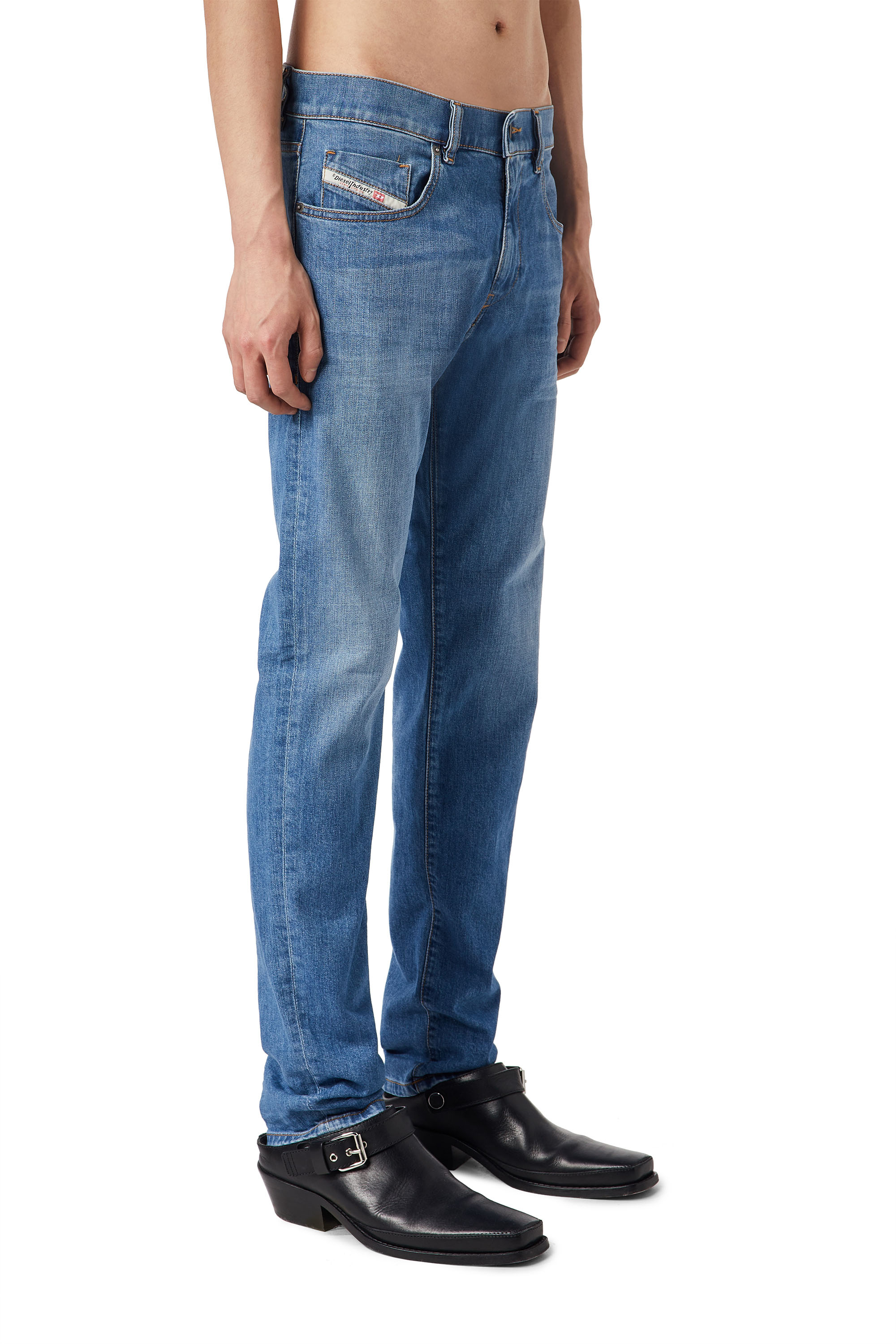 Diesel - 2019 D-STRUKT 0EHAJ Slim Jeans, Medium blue - Image 4