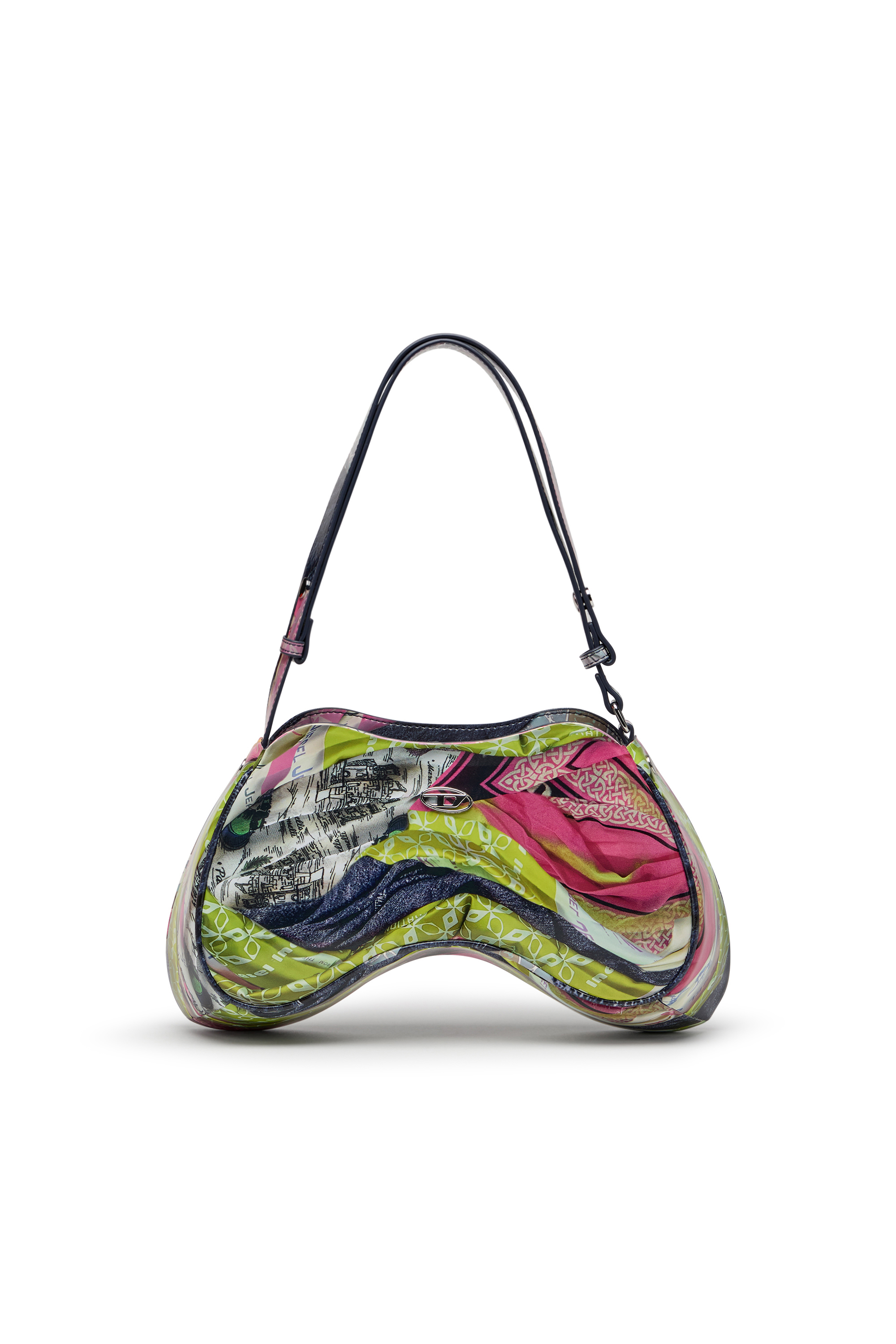 Diesel - PLAY SHOULDER, Play-Sac à bandoulière brillant Femme in Polychrome - 1