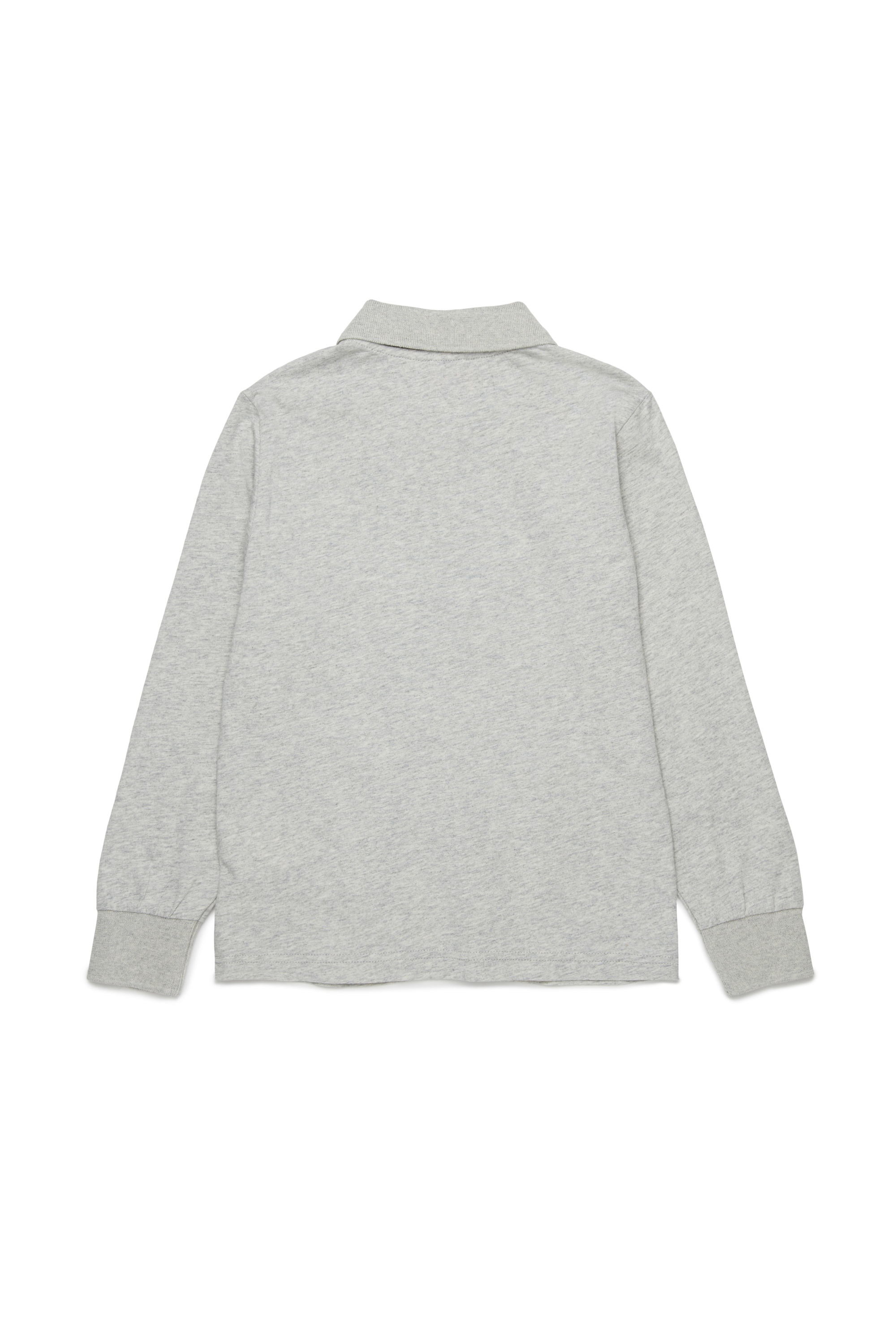 Diesel - TAKAO, Polo en coton avec logo Homme in Gris - 2