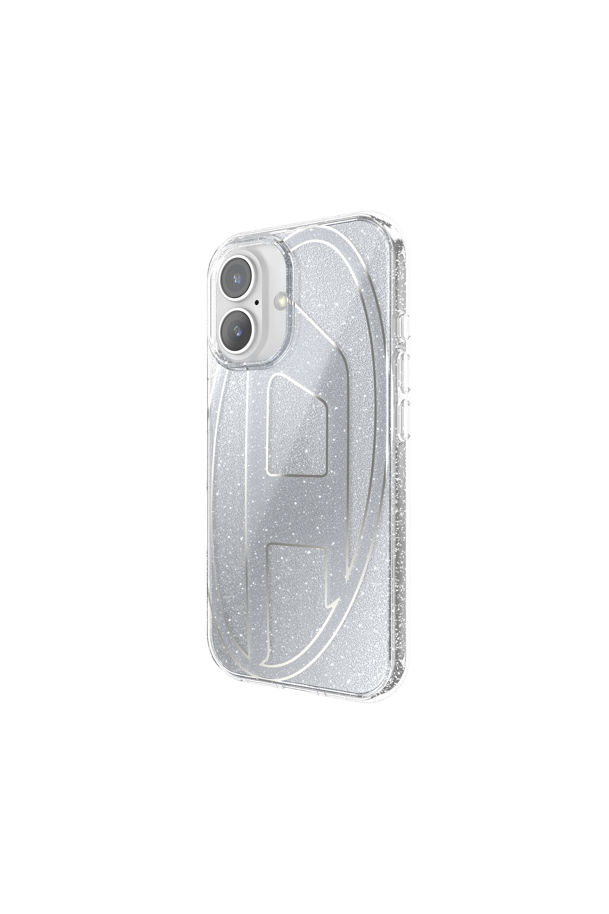 Diesel - 60151 AOP CASE, Coque paillet&eacute;e pour iP 16 Mixte in Gris argent&eacute; - 4